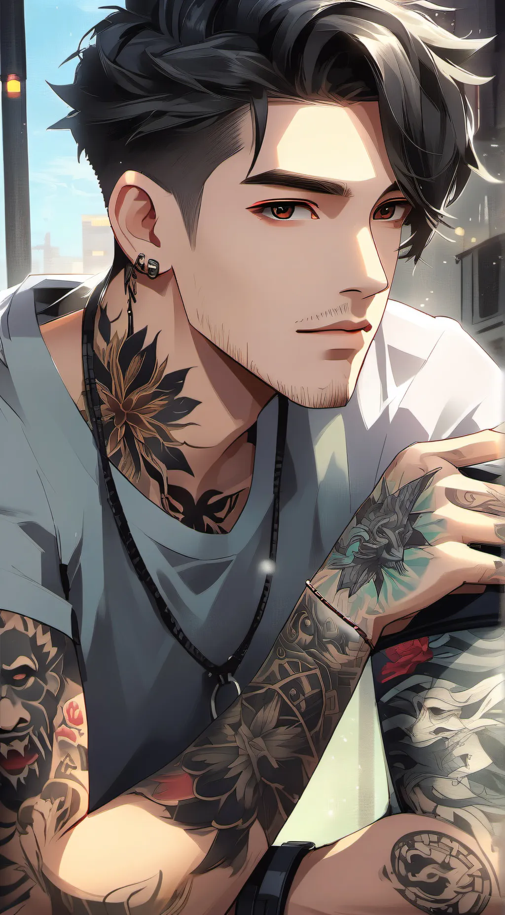 ai character: Alexander Rode background