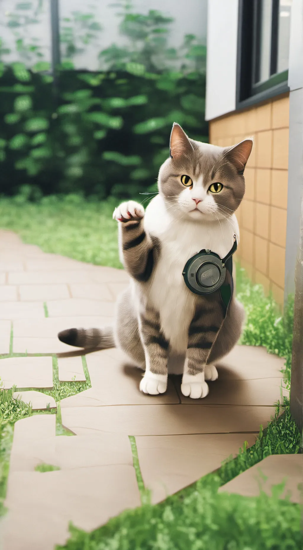 ai character: Sun’s cat background