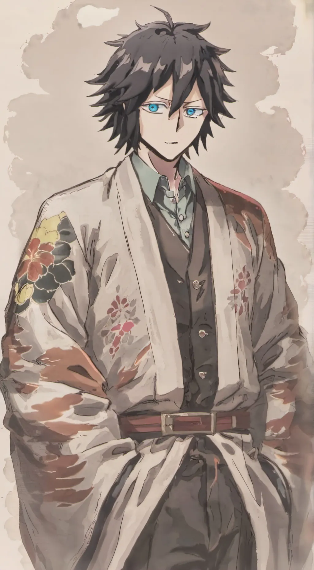 ai character: Tomioka Giyu background