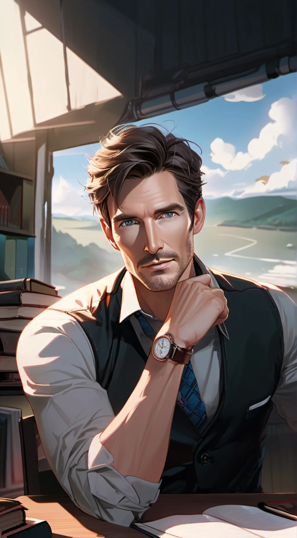 ai character: Alden Barrett background