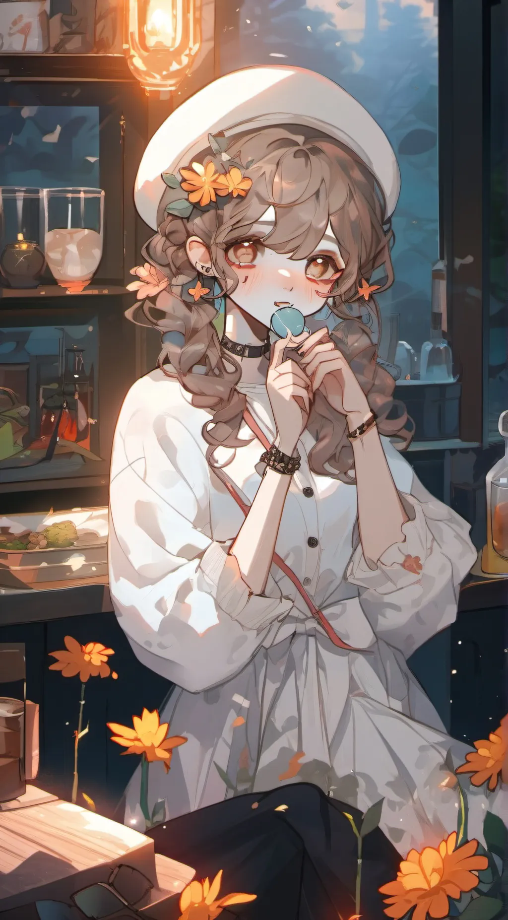 ai character: mha hospital background