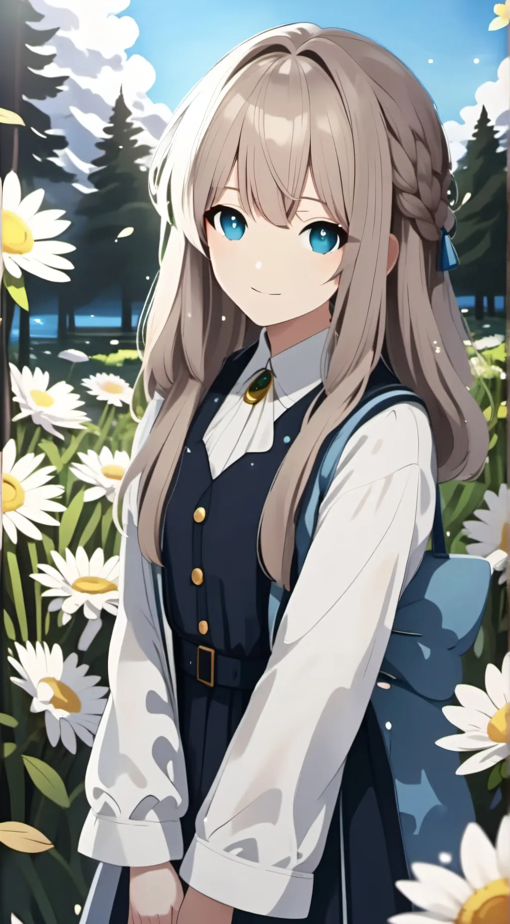 ai character: my cute girlfriend background