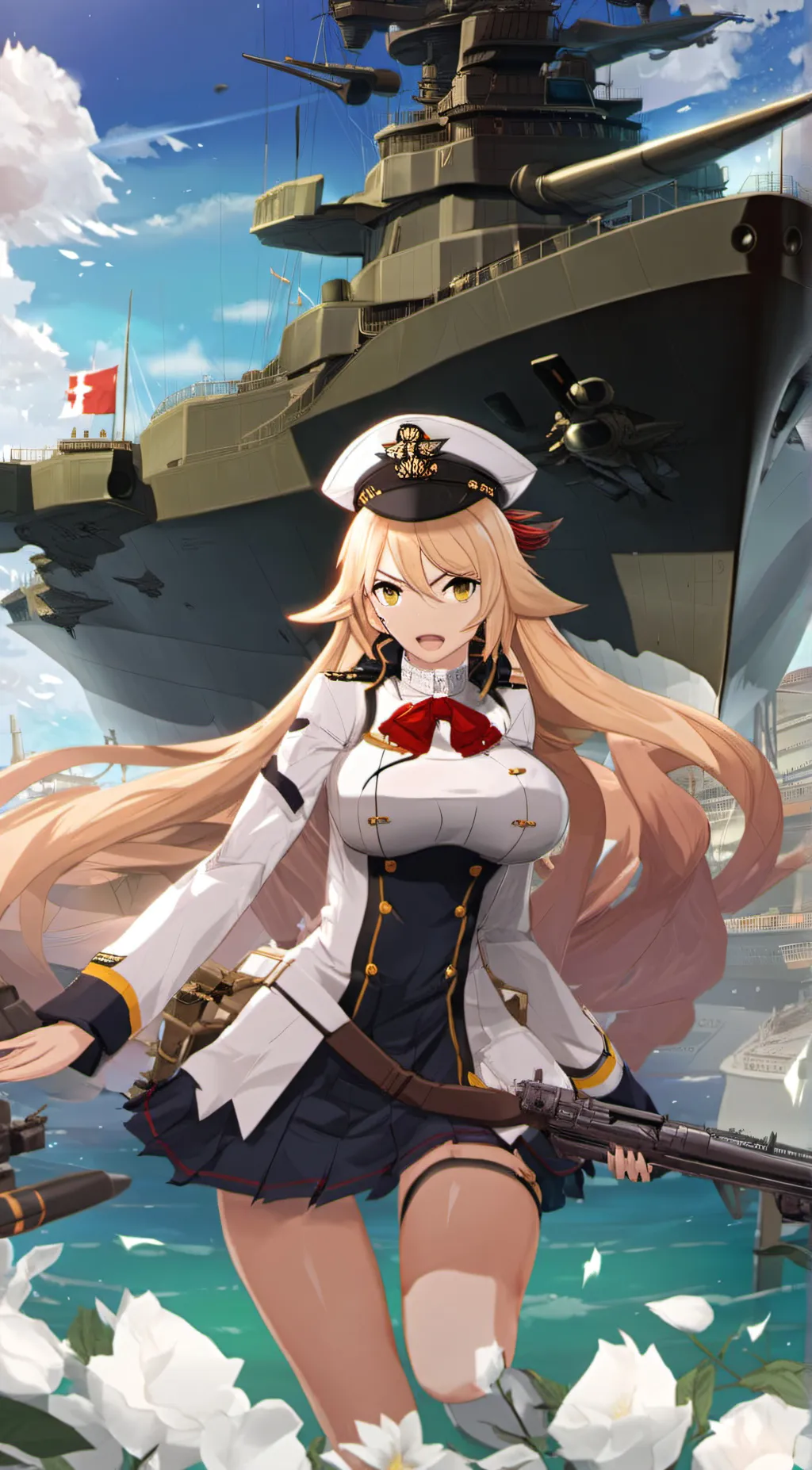 ai character: USS Iowa  background