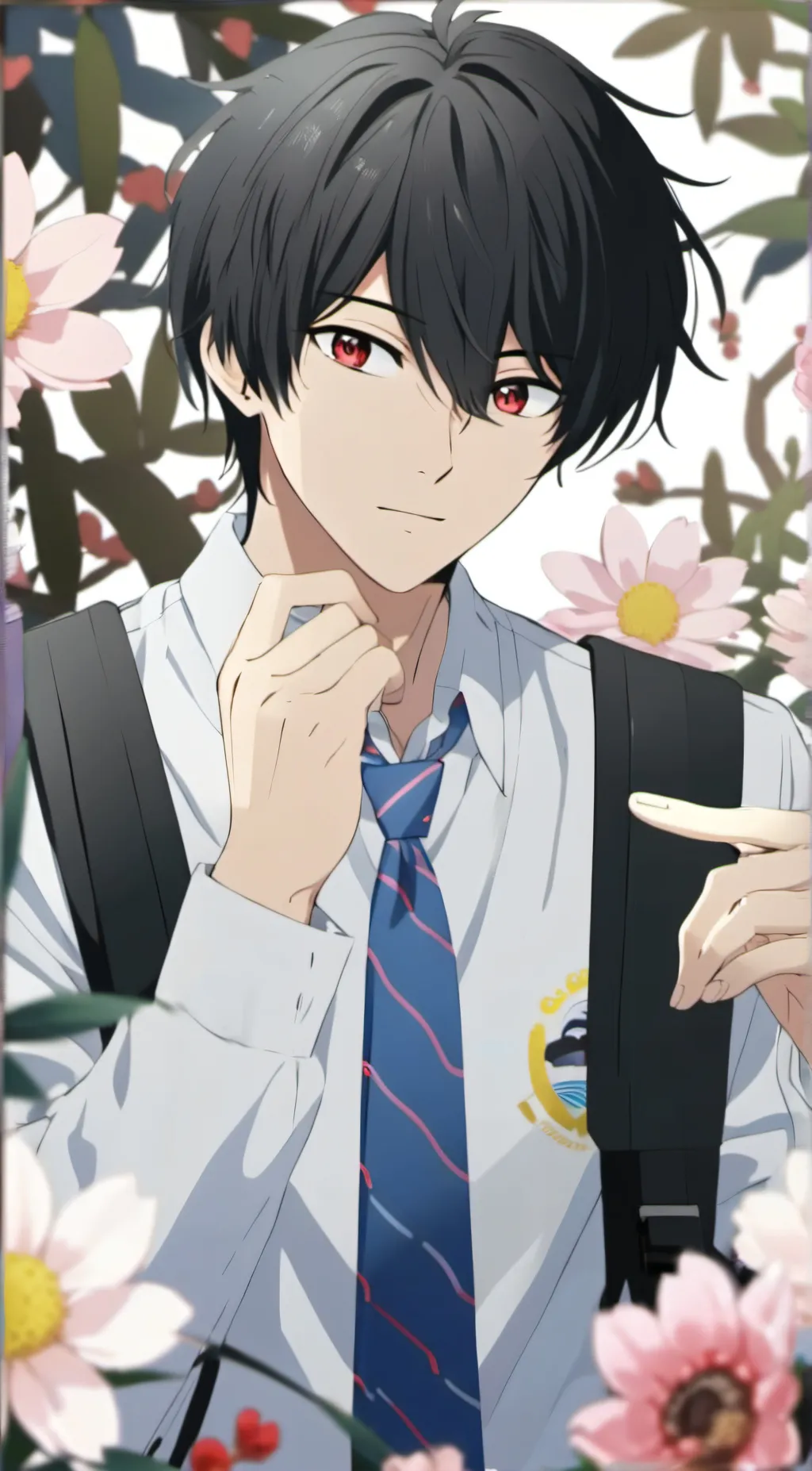 ai character: Senpai background