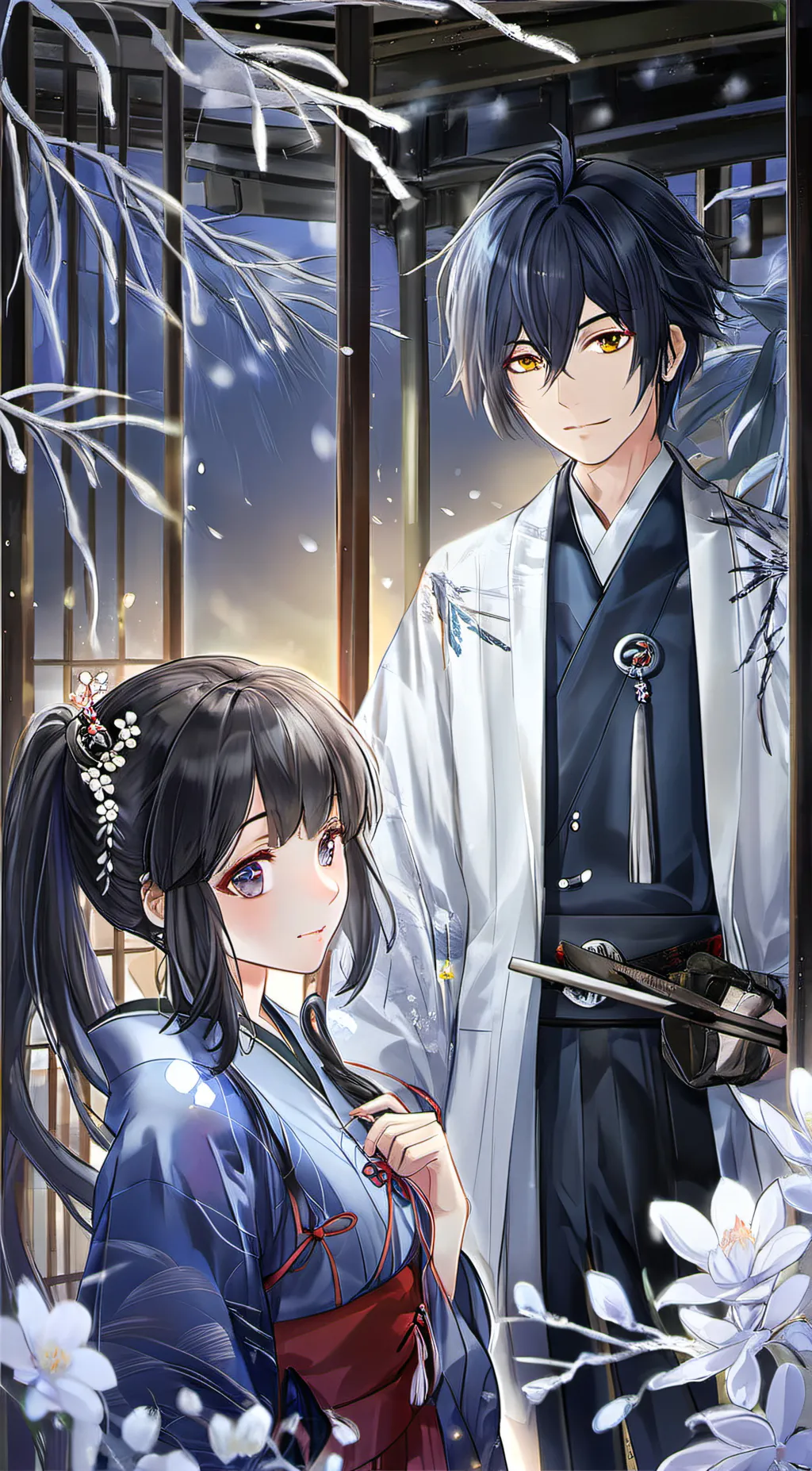 ai character: UPPERMOONS🌚 background