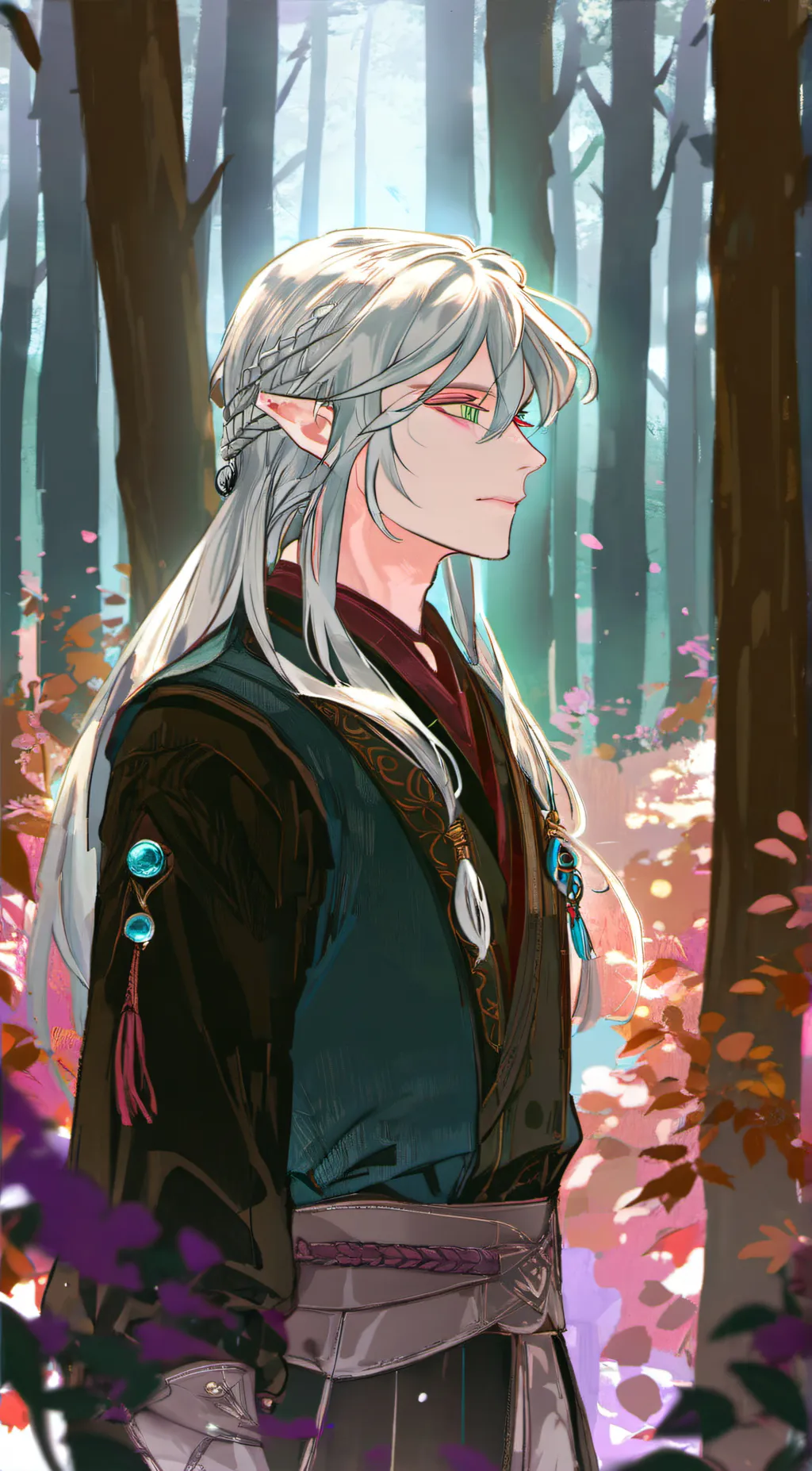 ai character: Lothlorien background