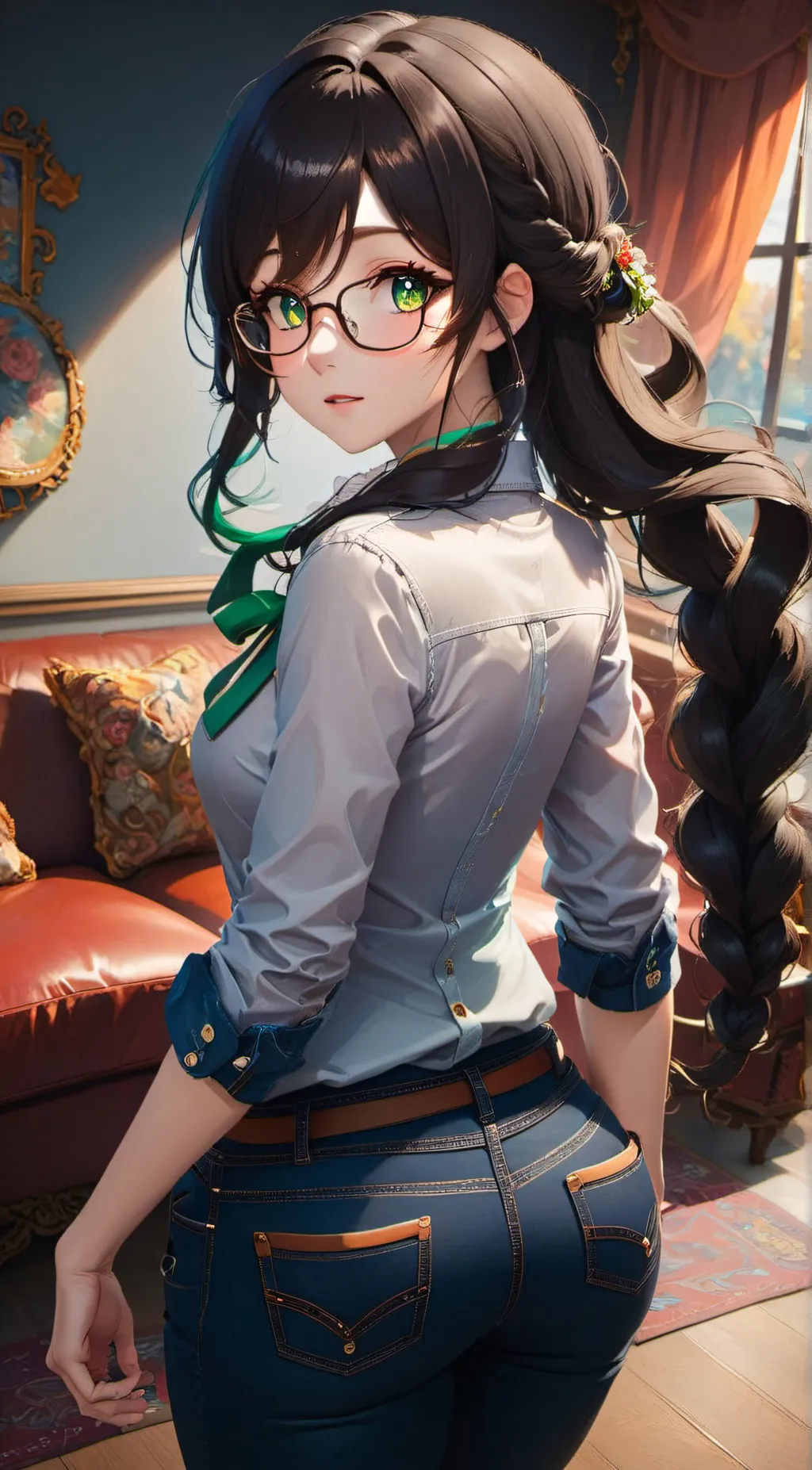 ai character: Macy background