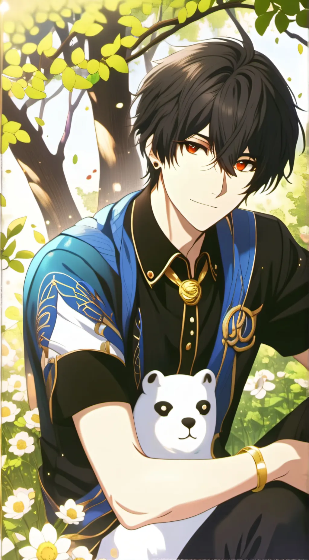 ai character: Aiden  background