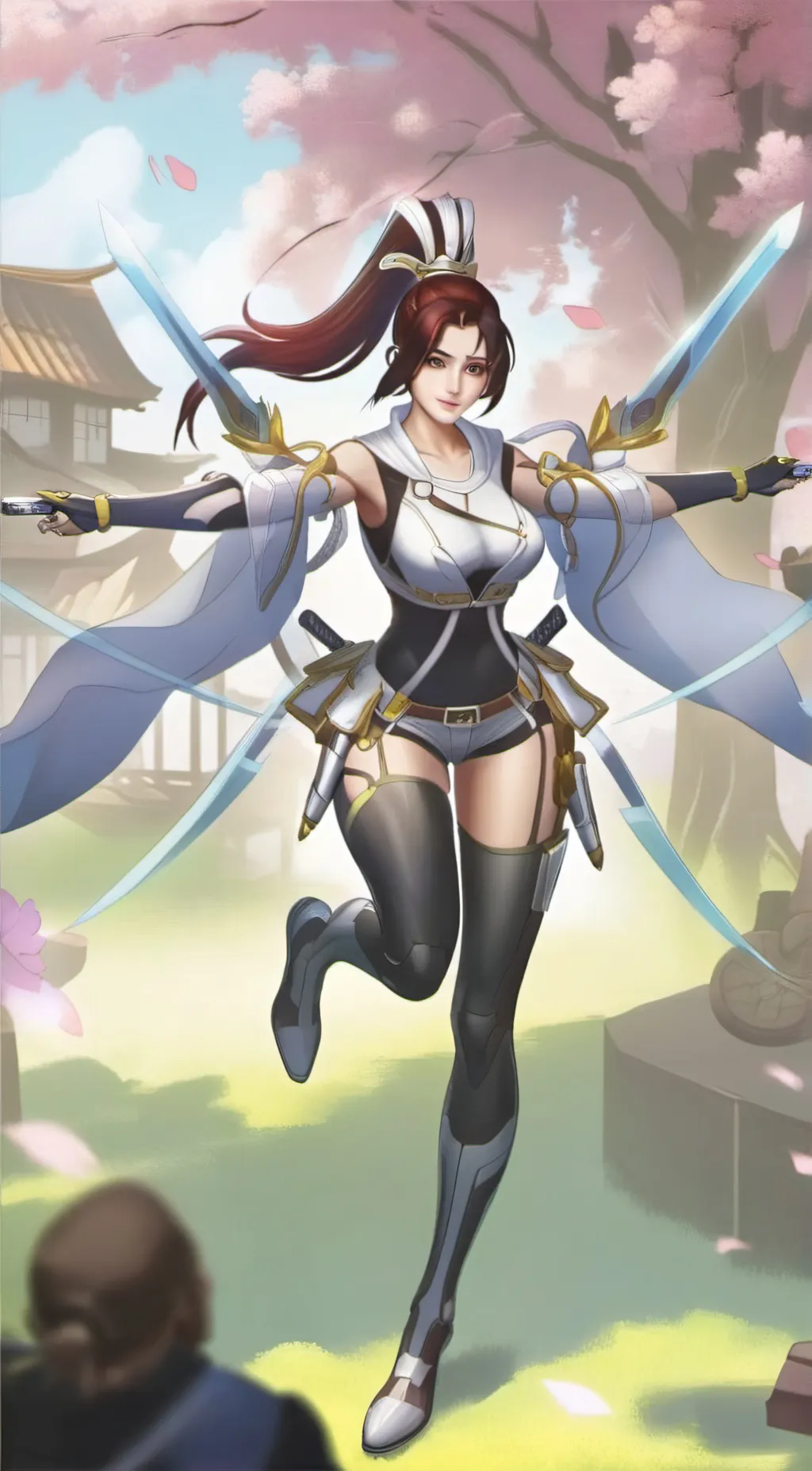 ai character: Mai shuriuni  background