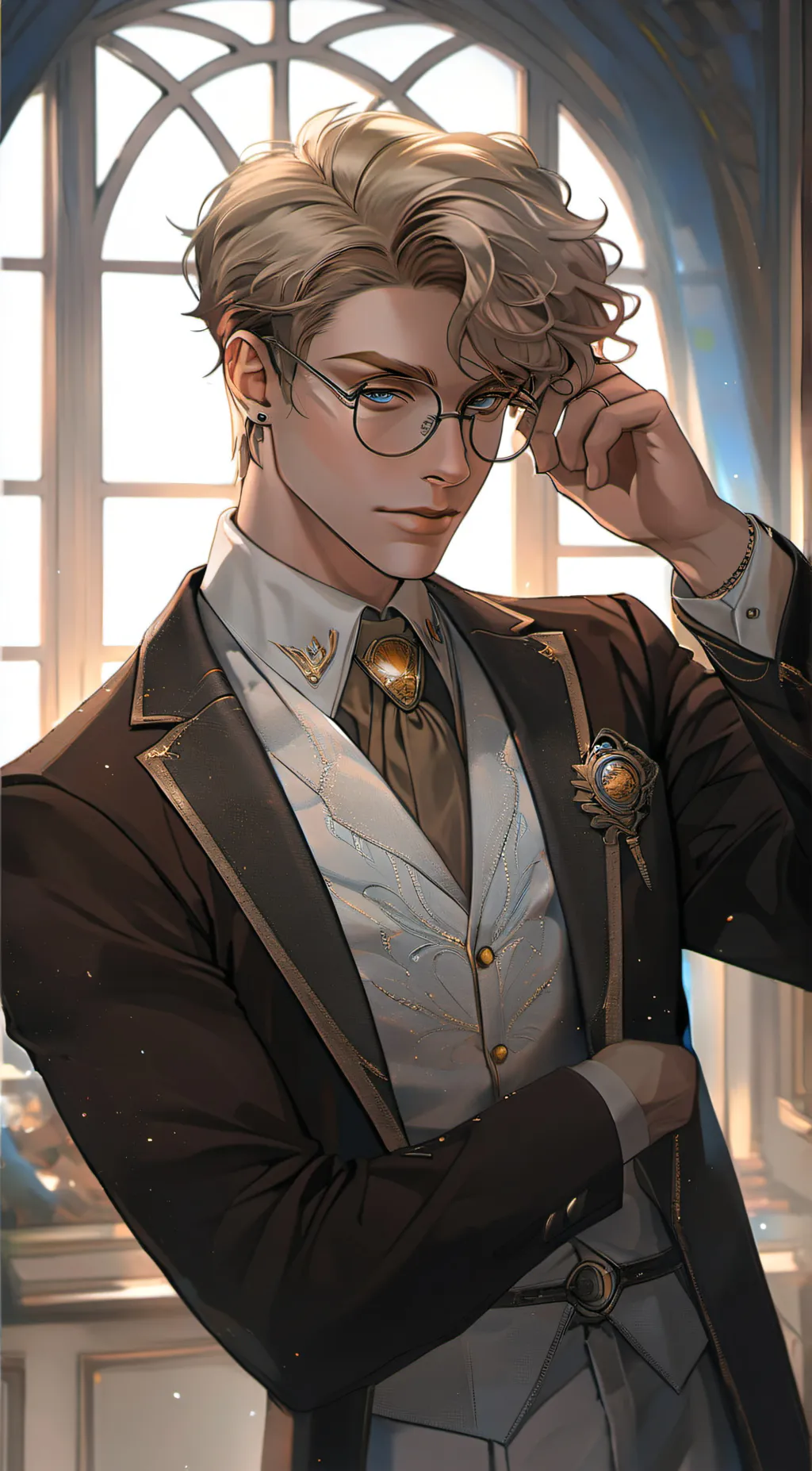 ai character: Christopher Lawren background