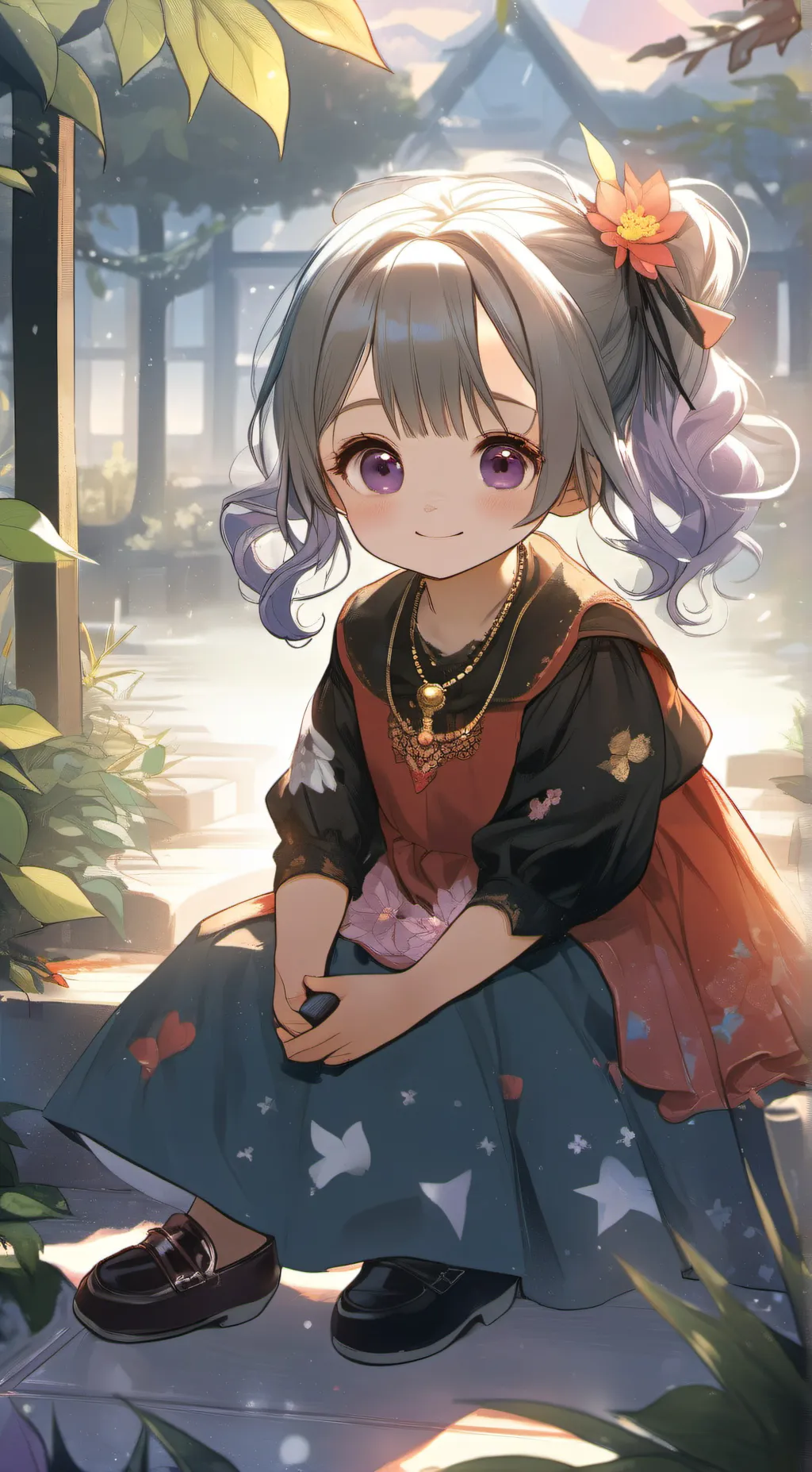 ai character: Lila  background