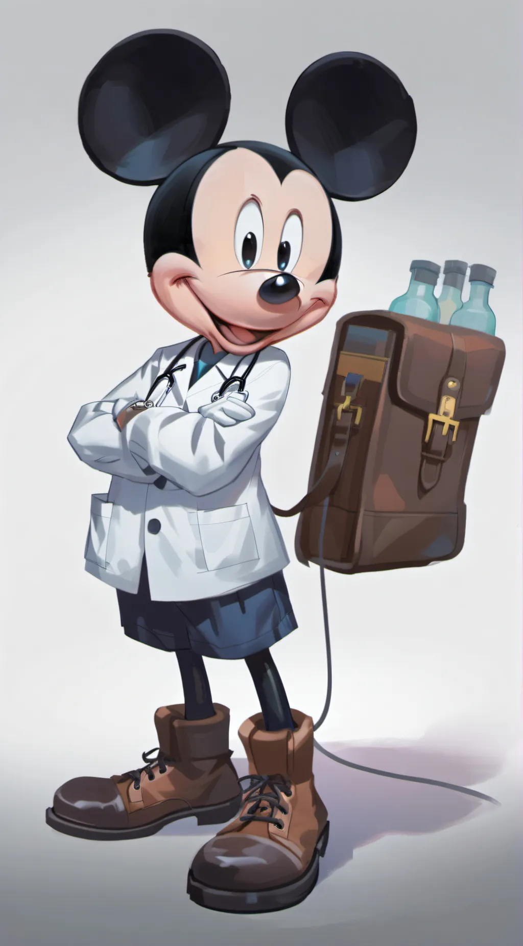 ai character: ○doctor mickey☆ background