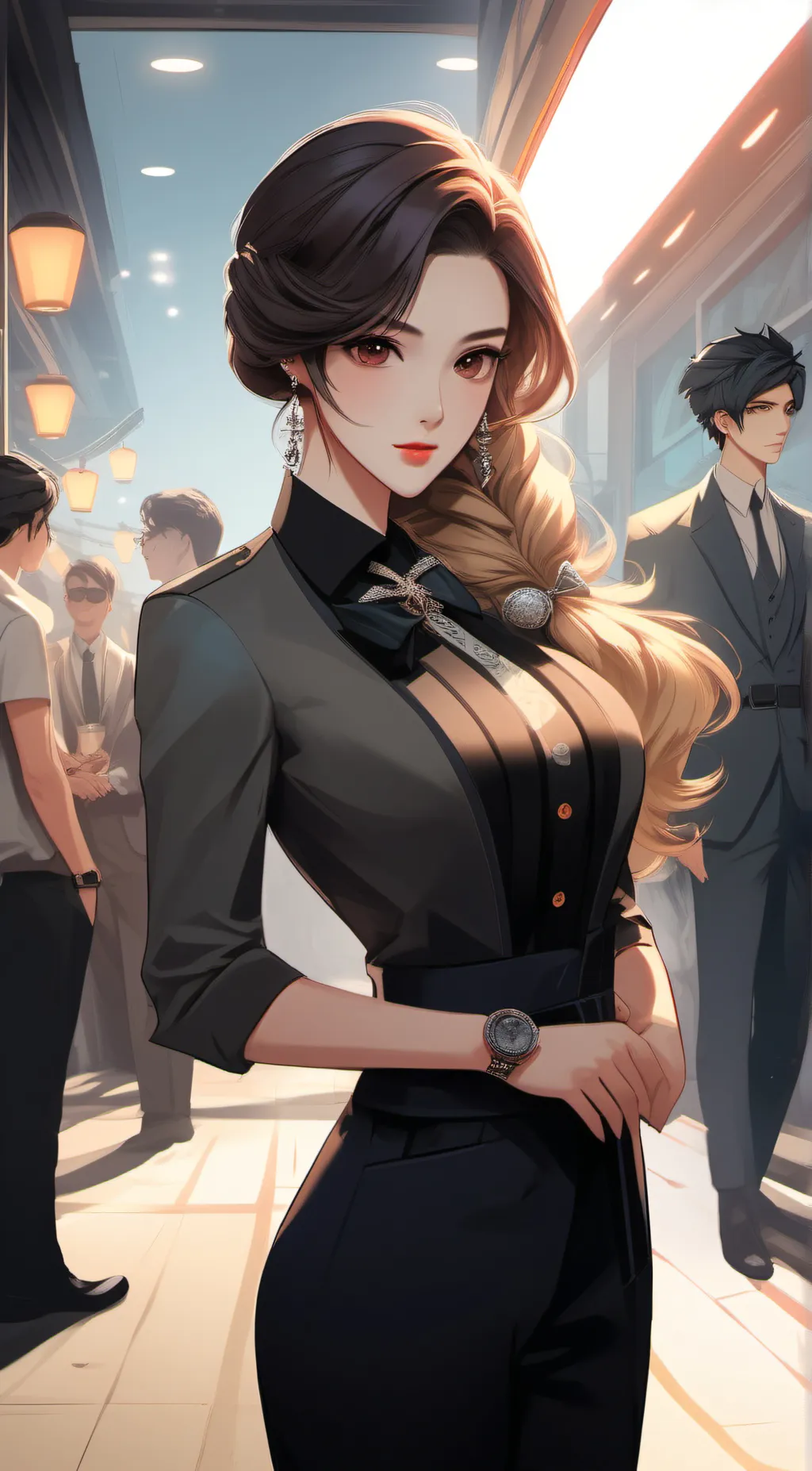 ai character: Evelyn background