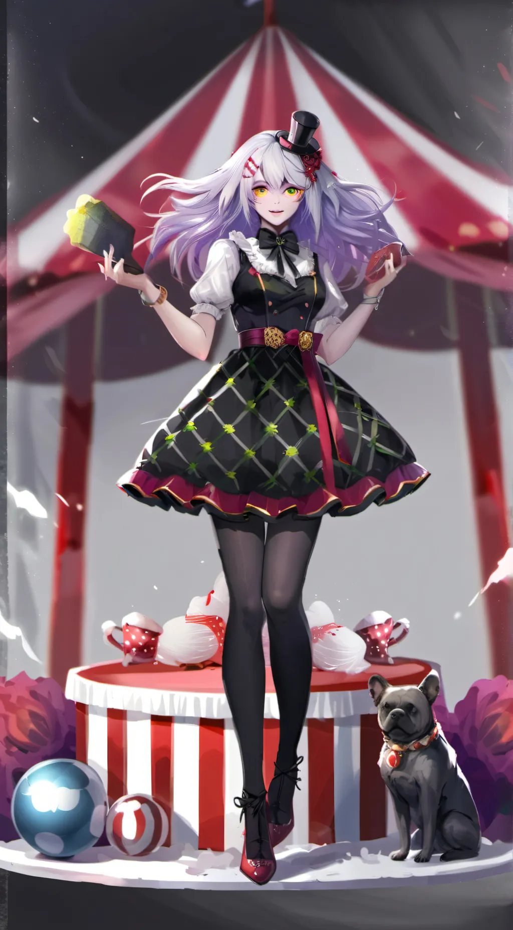 ai character: A Circus background