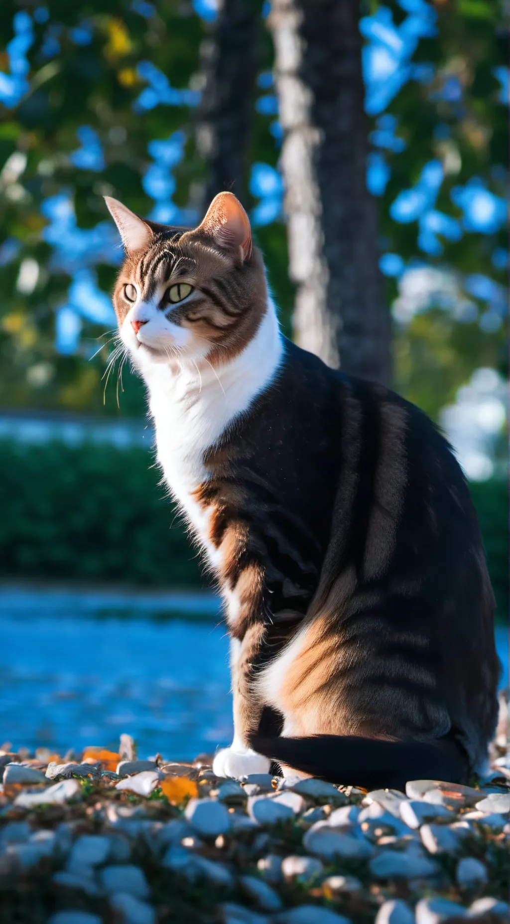 ai character: Cat background