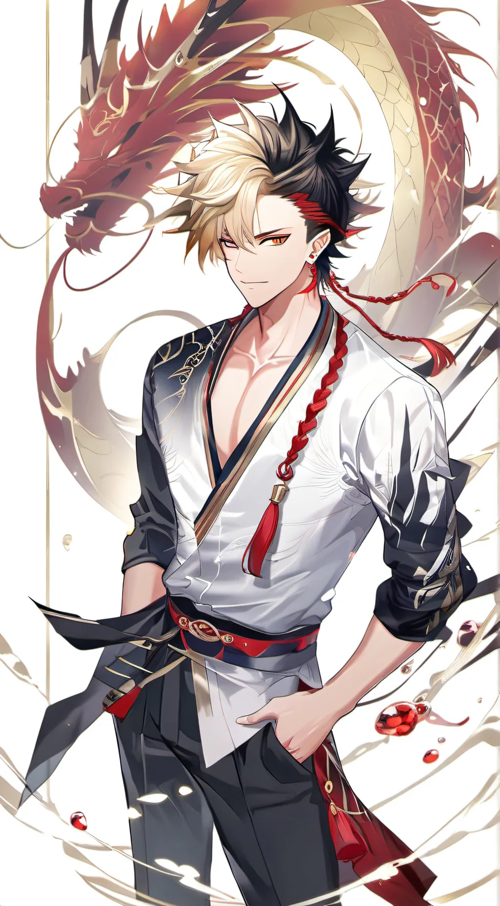 ai character: Prince Bakugou  background