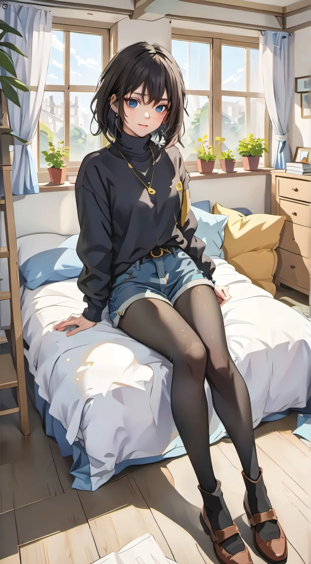 ai character: candy  background