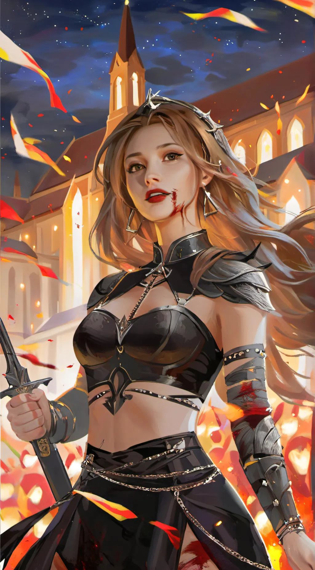 ai character: Saskia background
