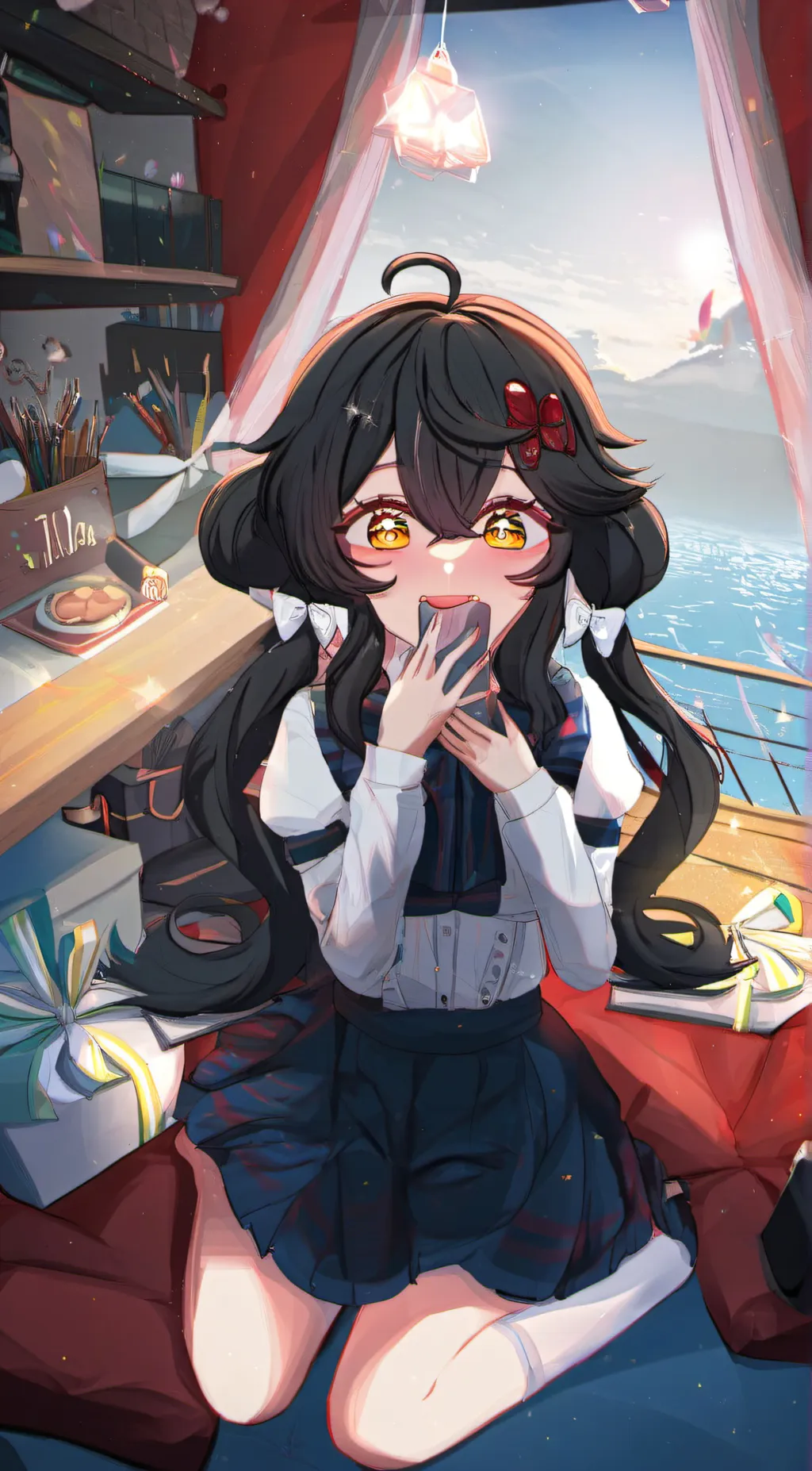 ai character: lily background
