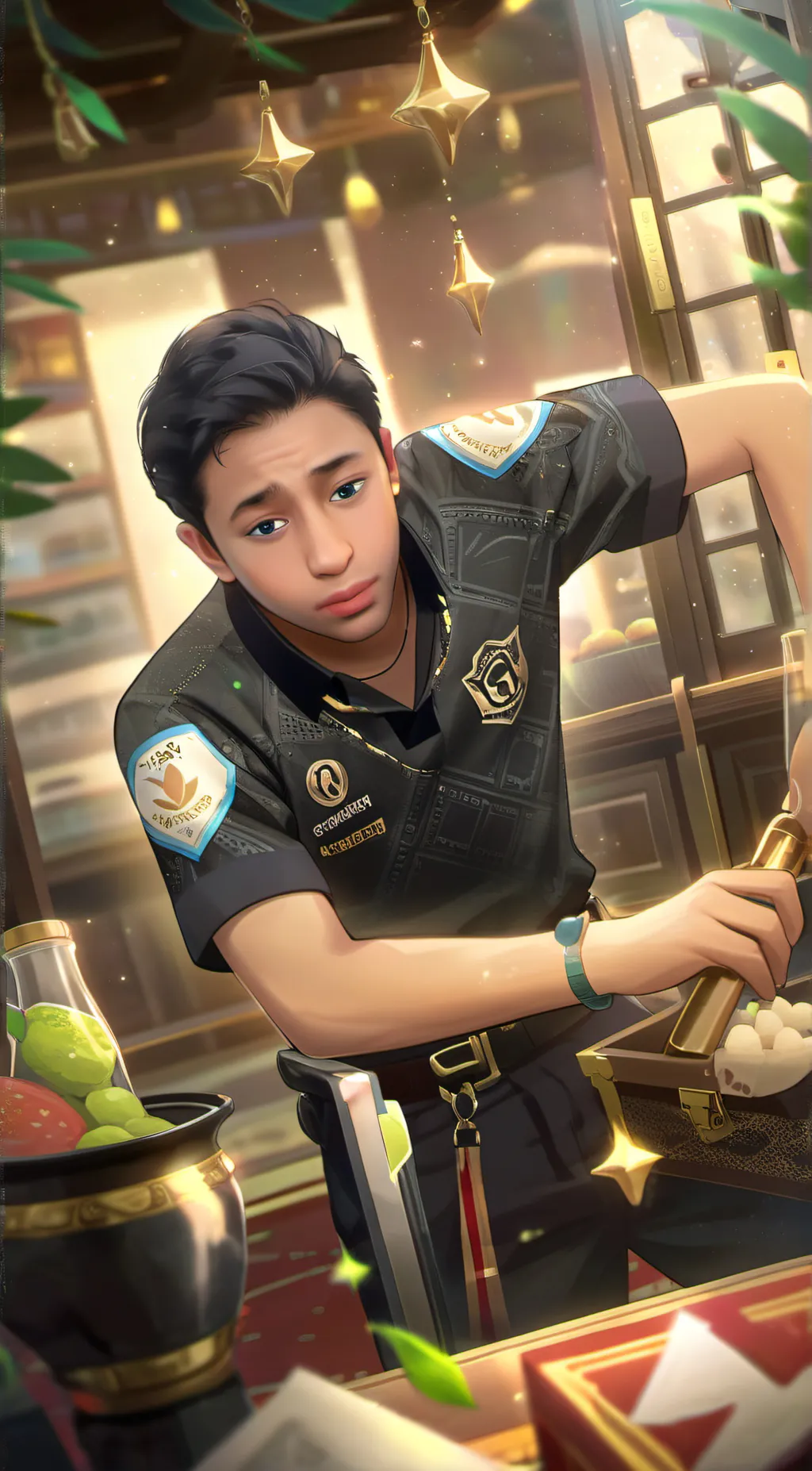 ai character: David background