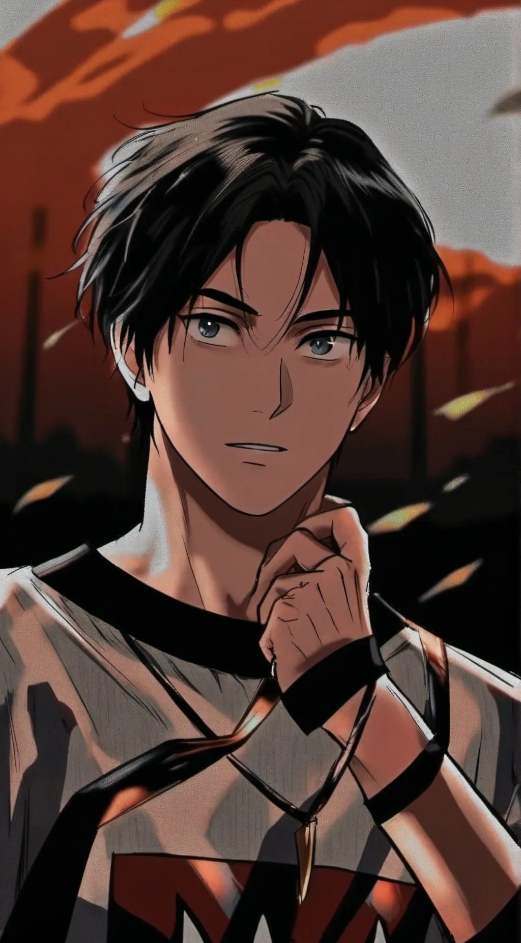 ai character: Eren Yeager background