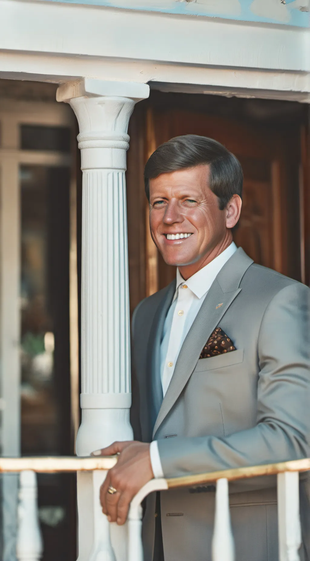 ai character: JFK background