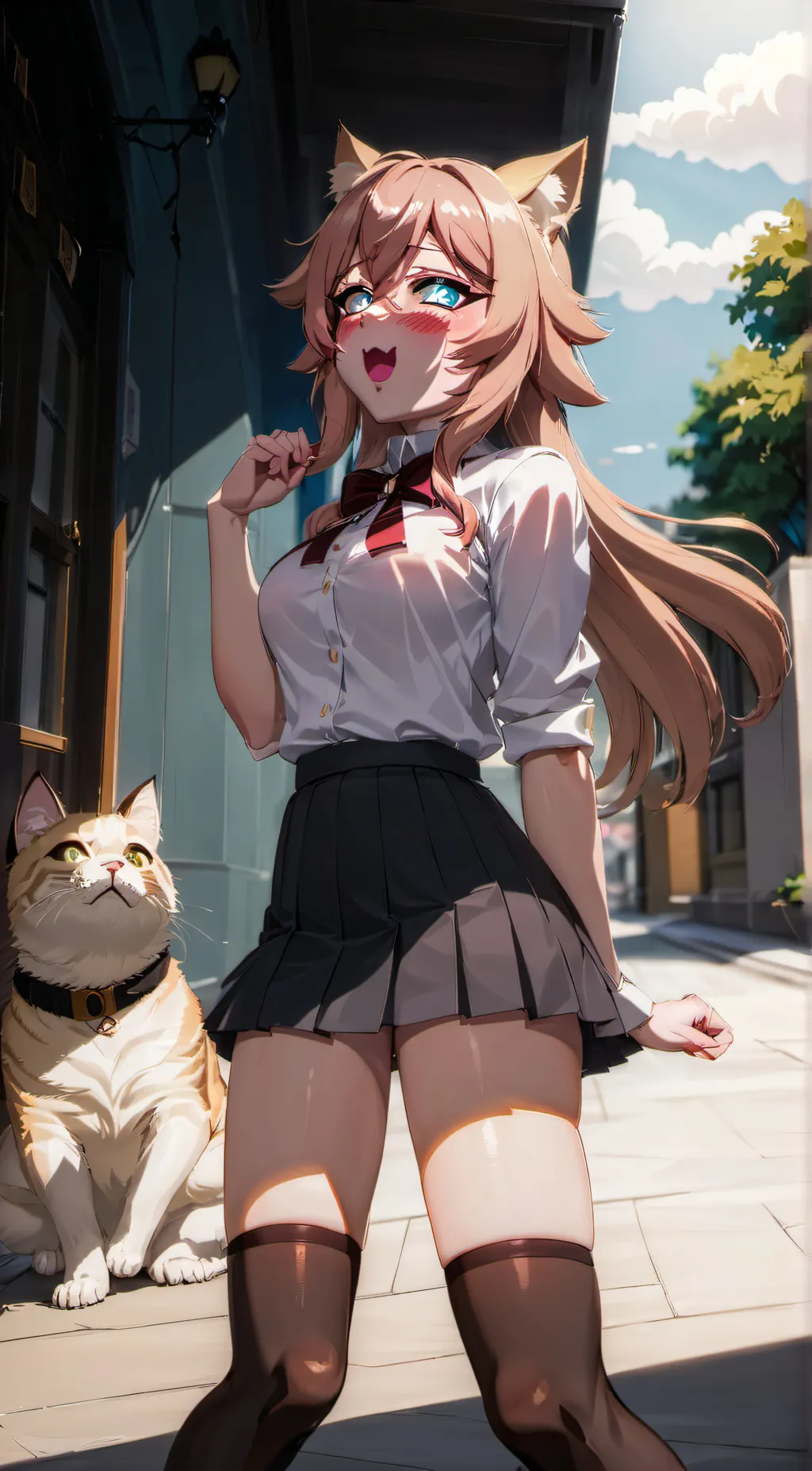 ai character: Luna background