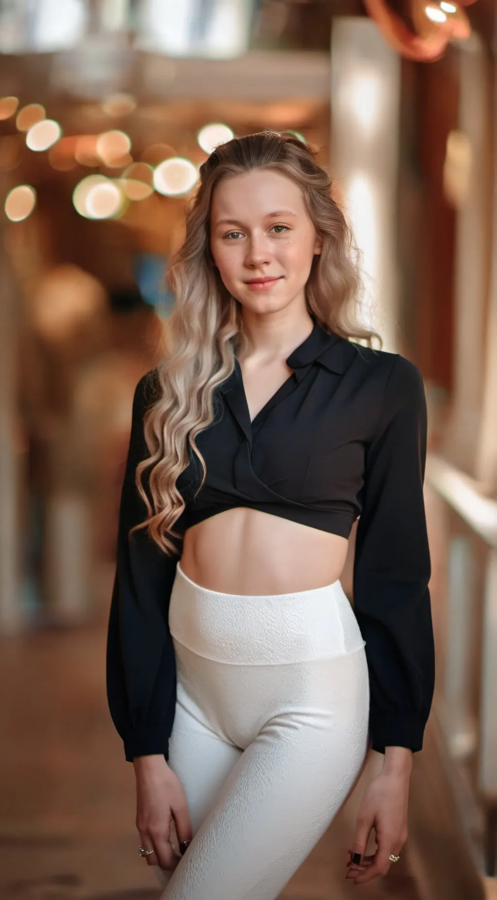 ai character: Lia evans  background