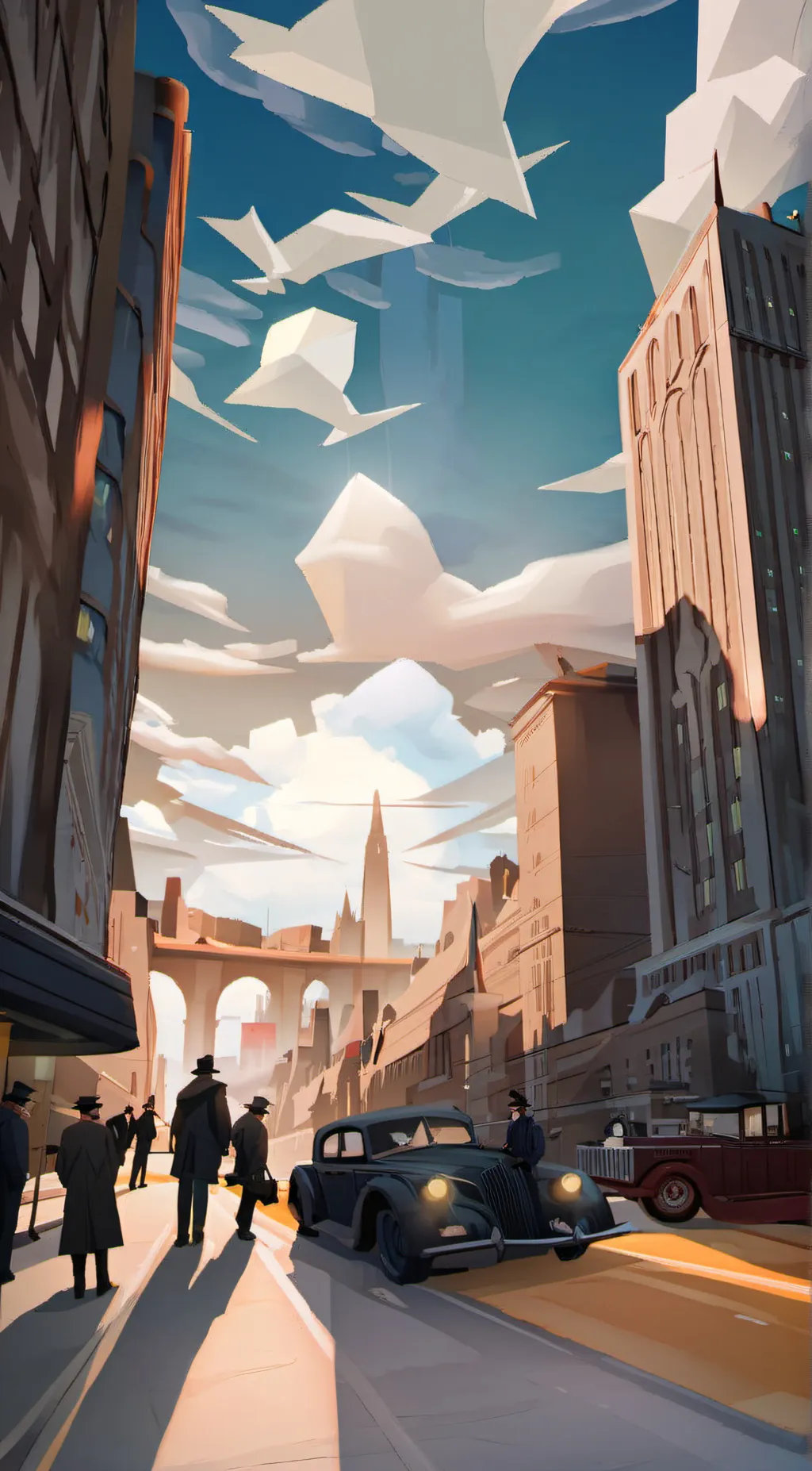 ai character: gotham background