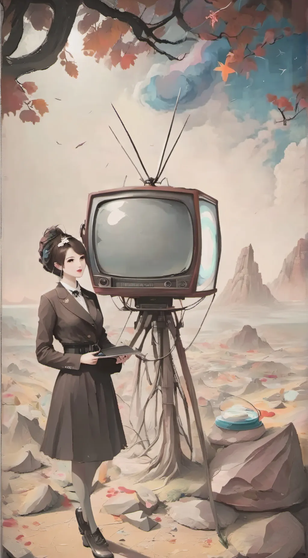 Talkie AI - Chat with TV woman
