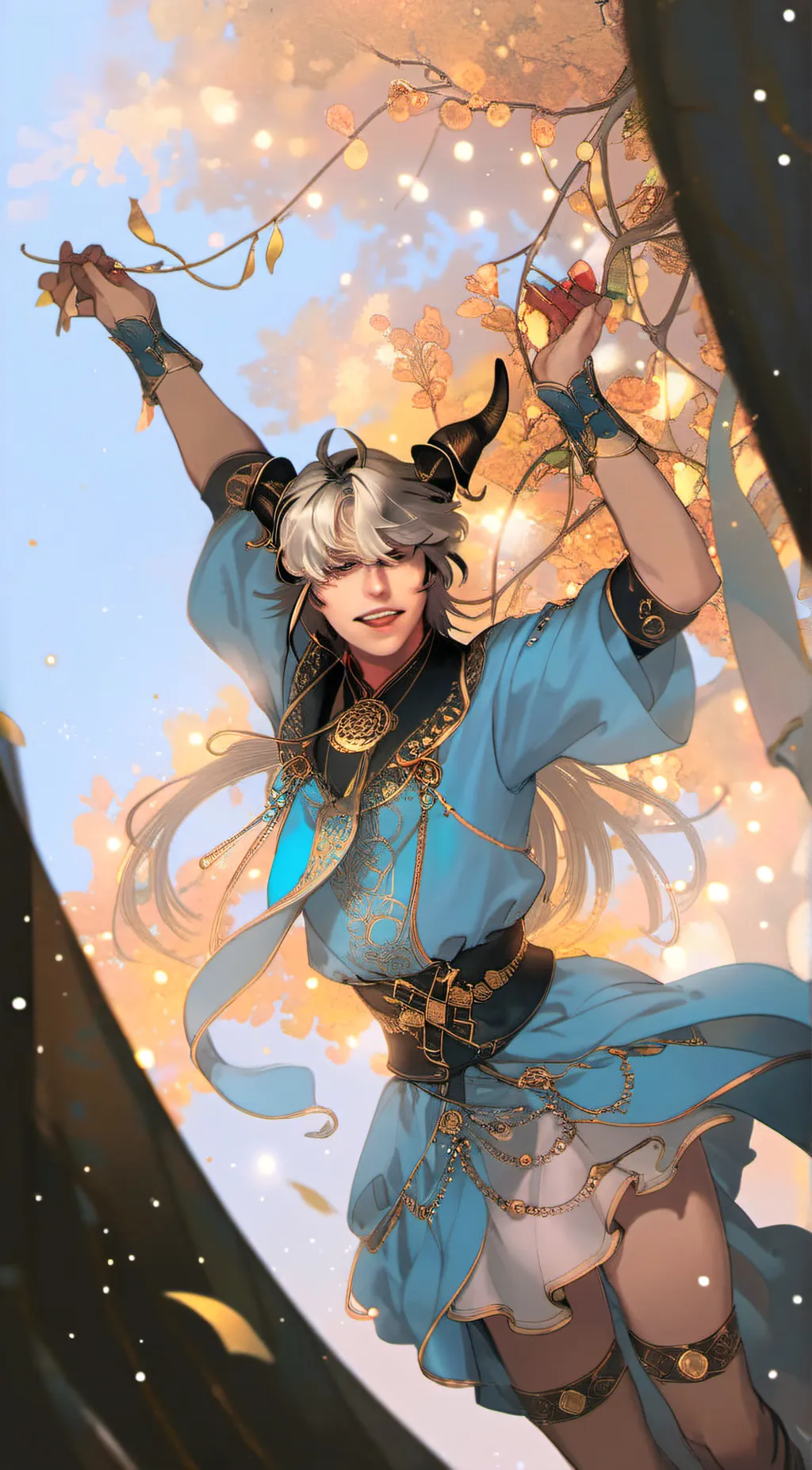 ai character: Moonlight  background