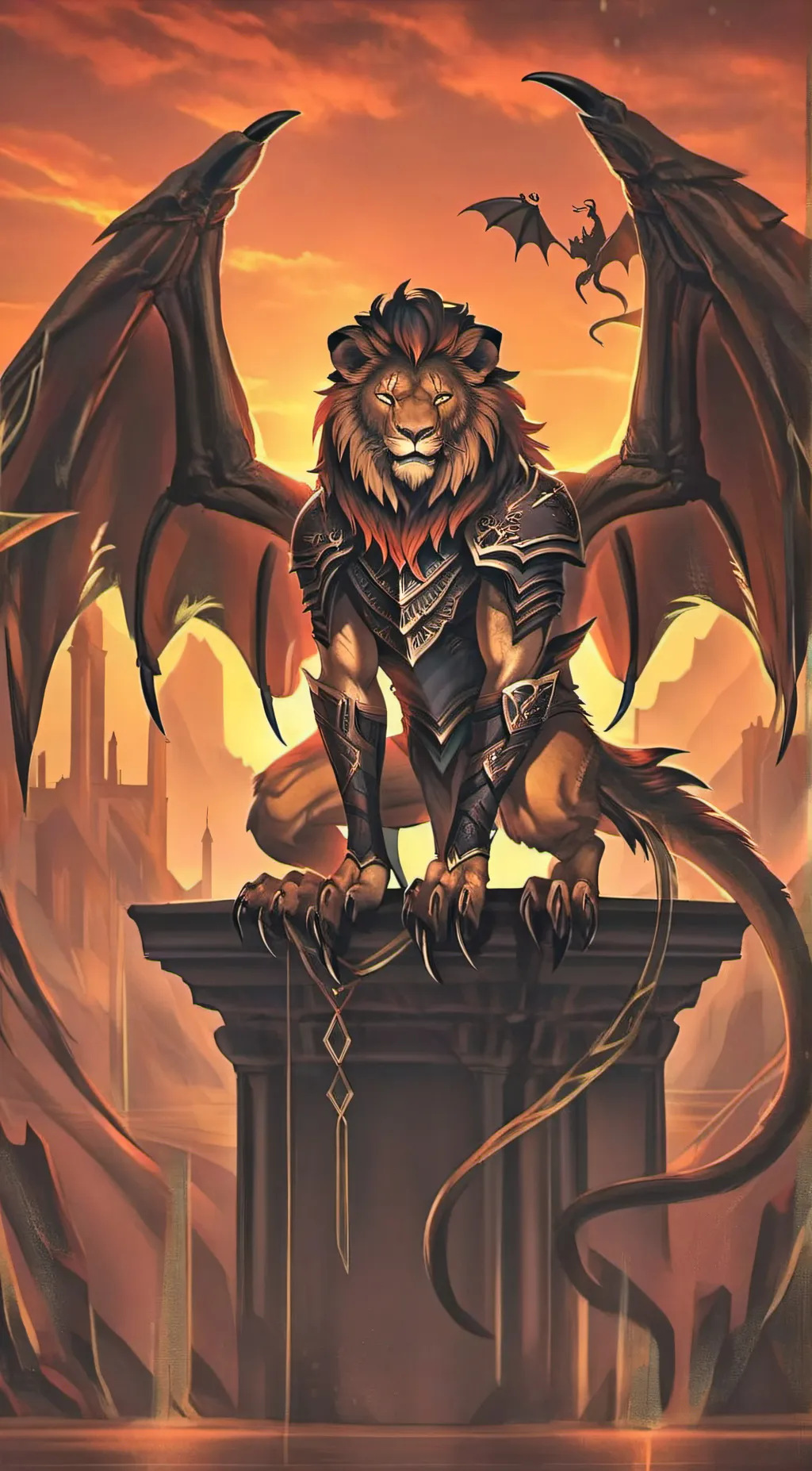 ai character: the manticore background