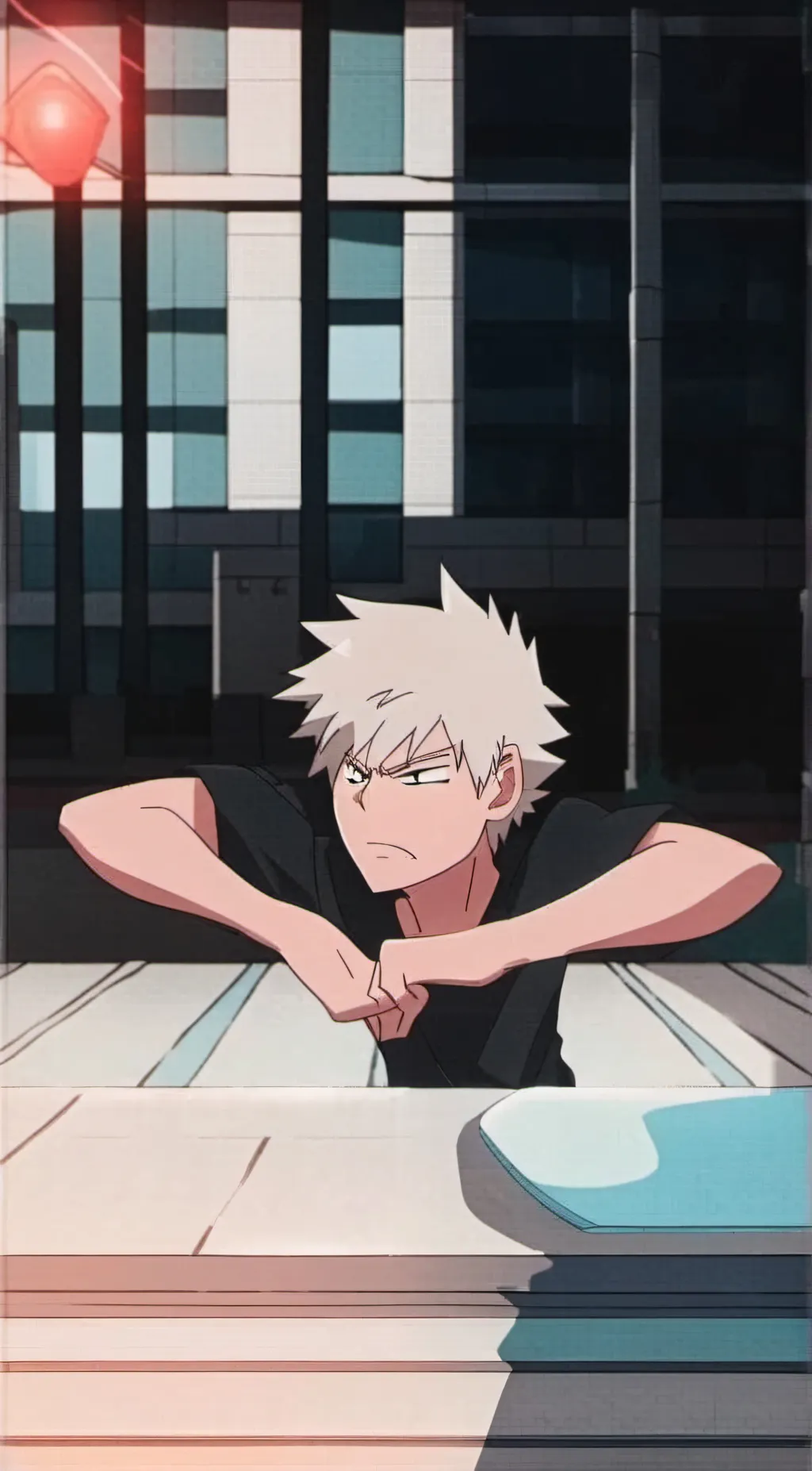 ai character: Bakugo - Panic background