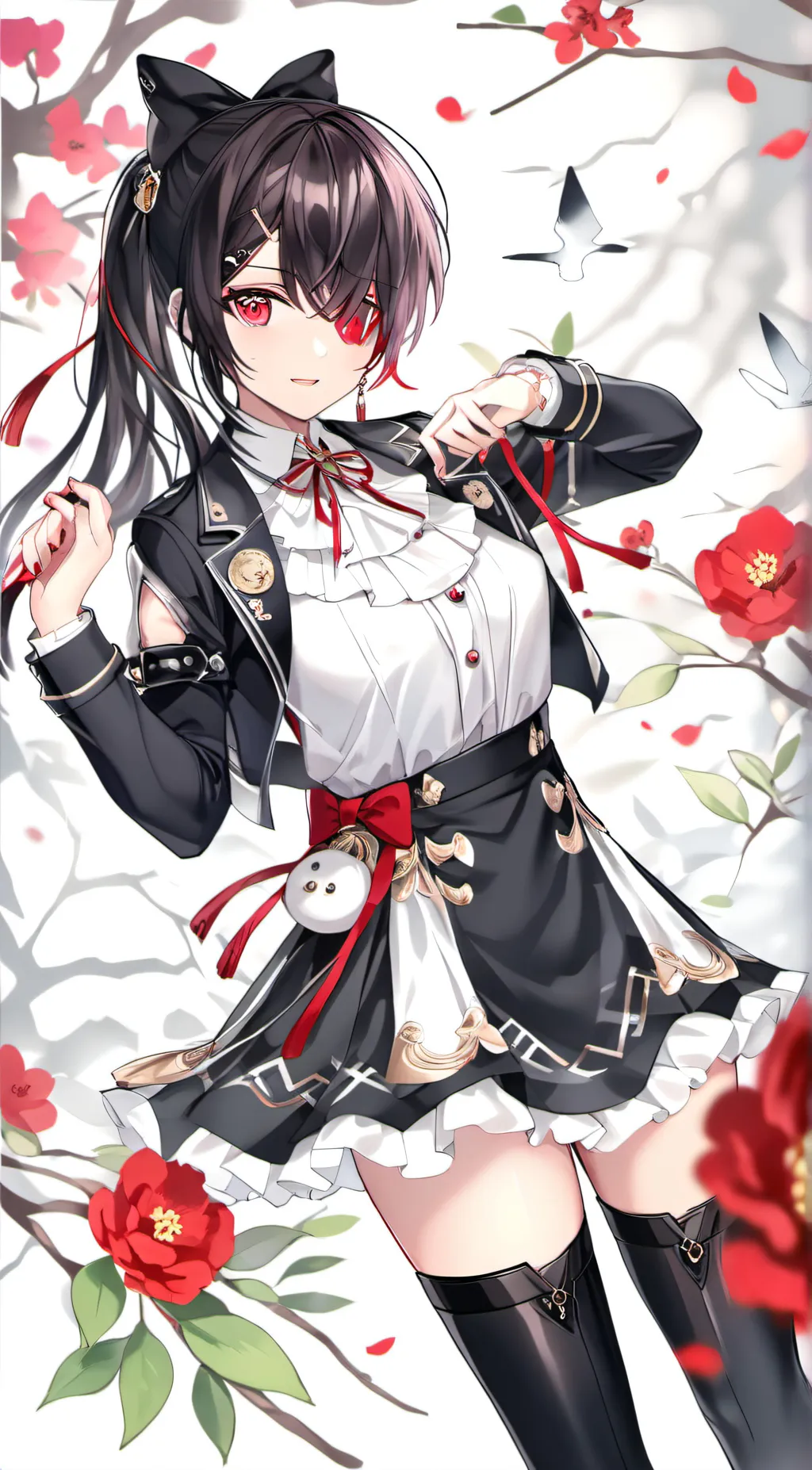 ai character: akame  background