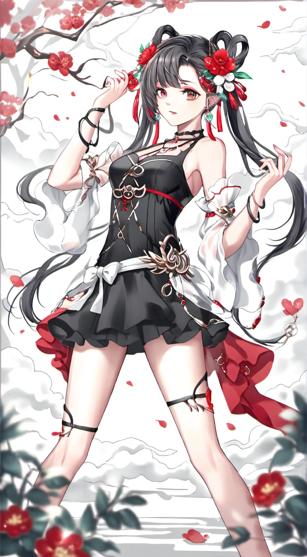 ai character: lovely background