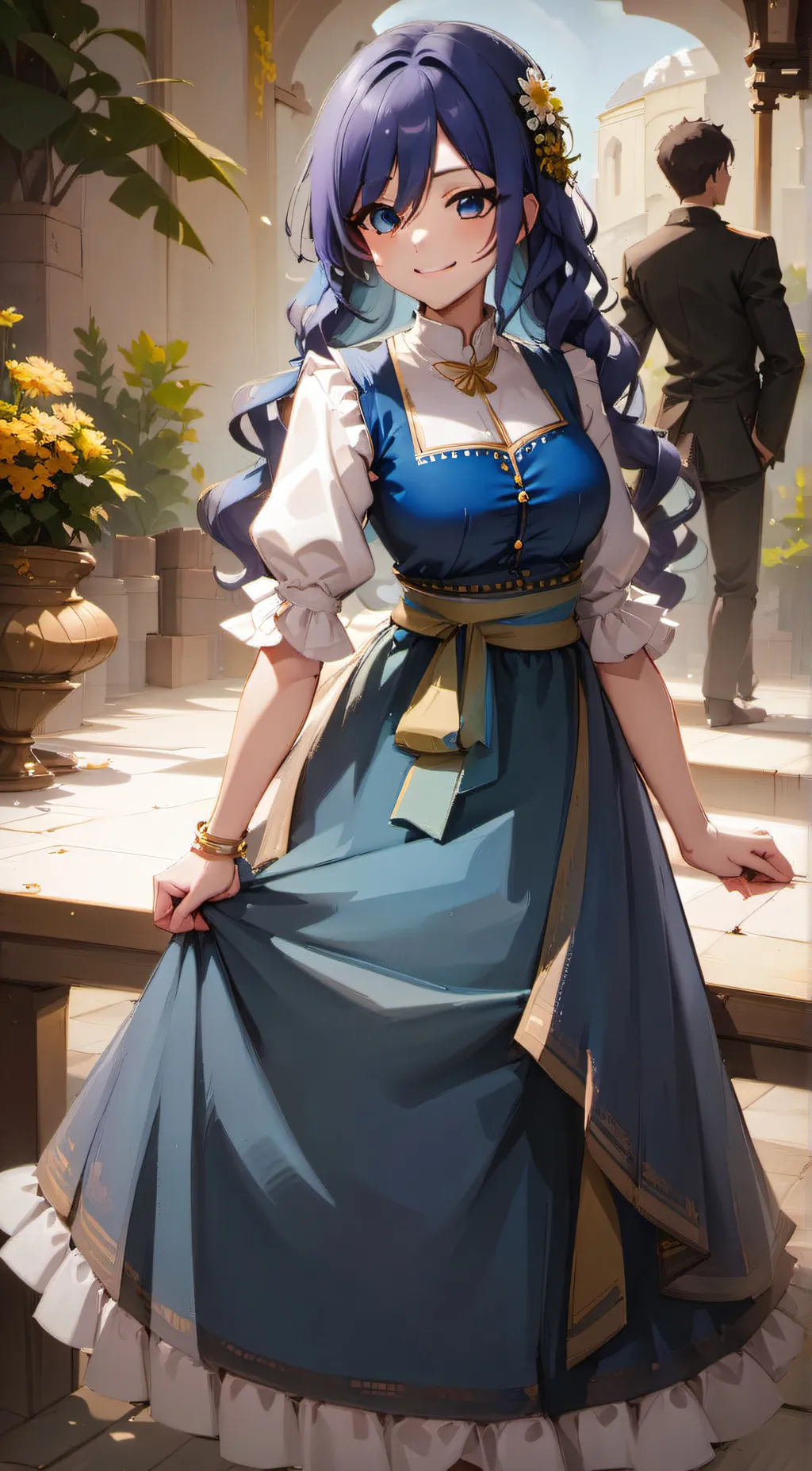 ai character: Luna Krustale background