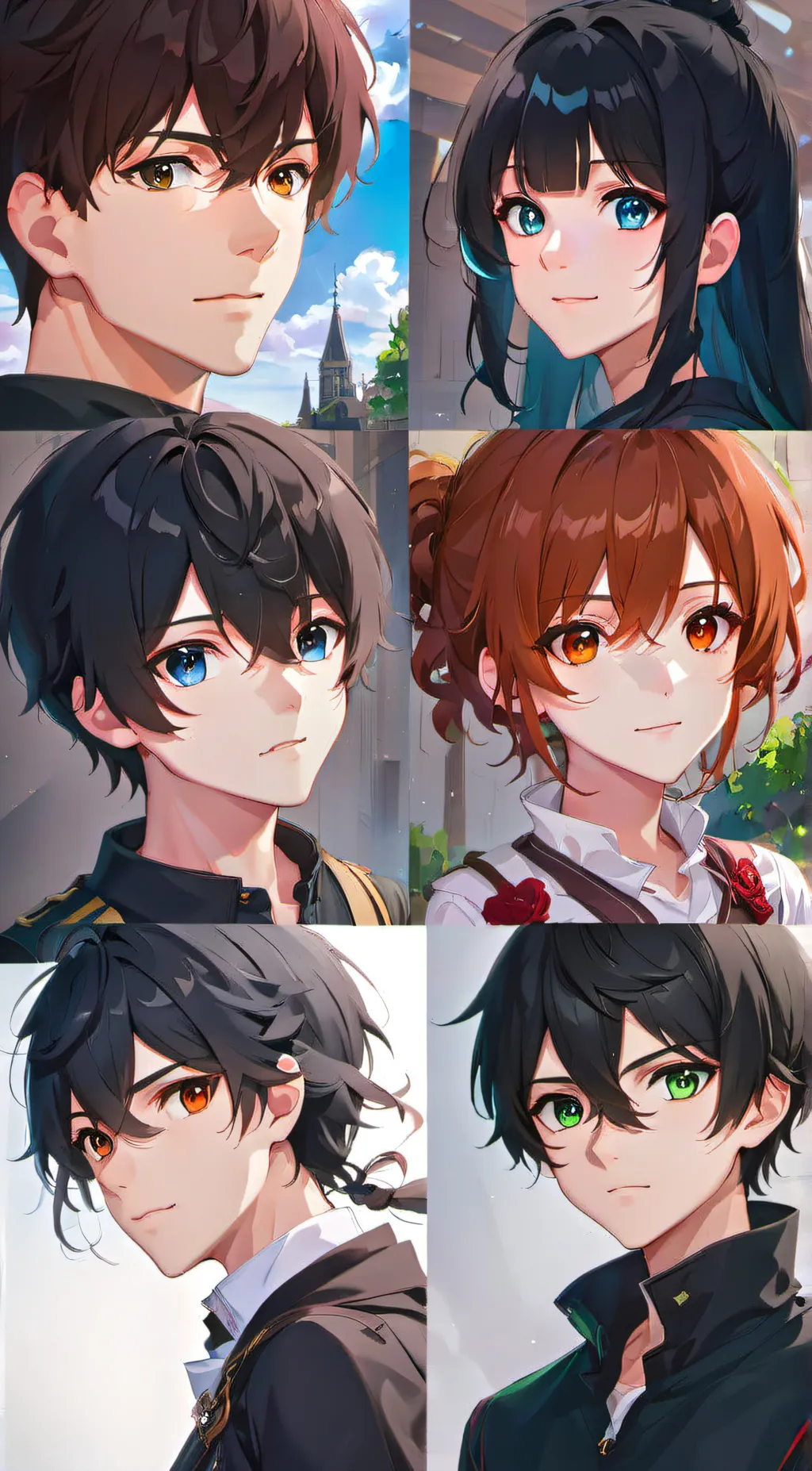 ai character: Friends  background