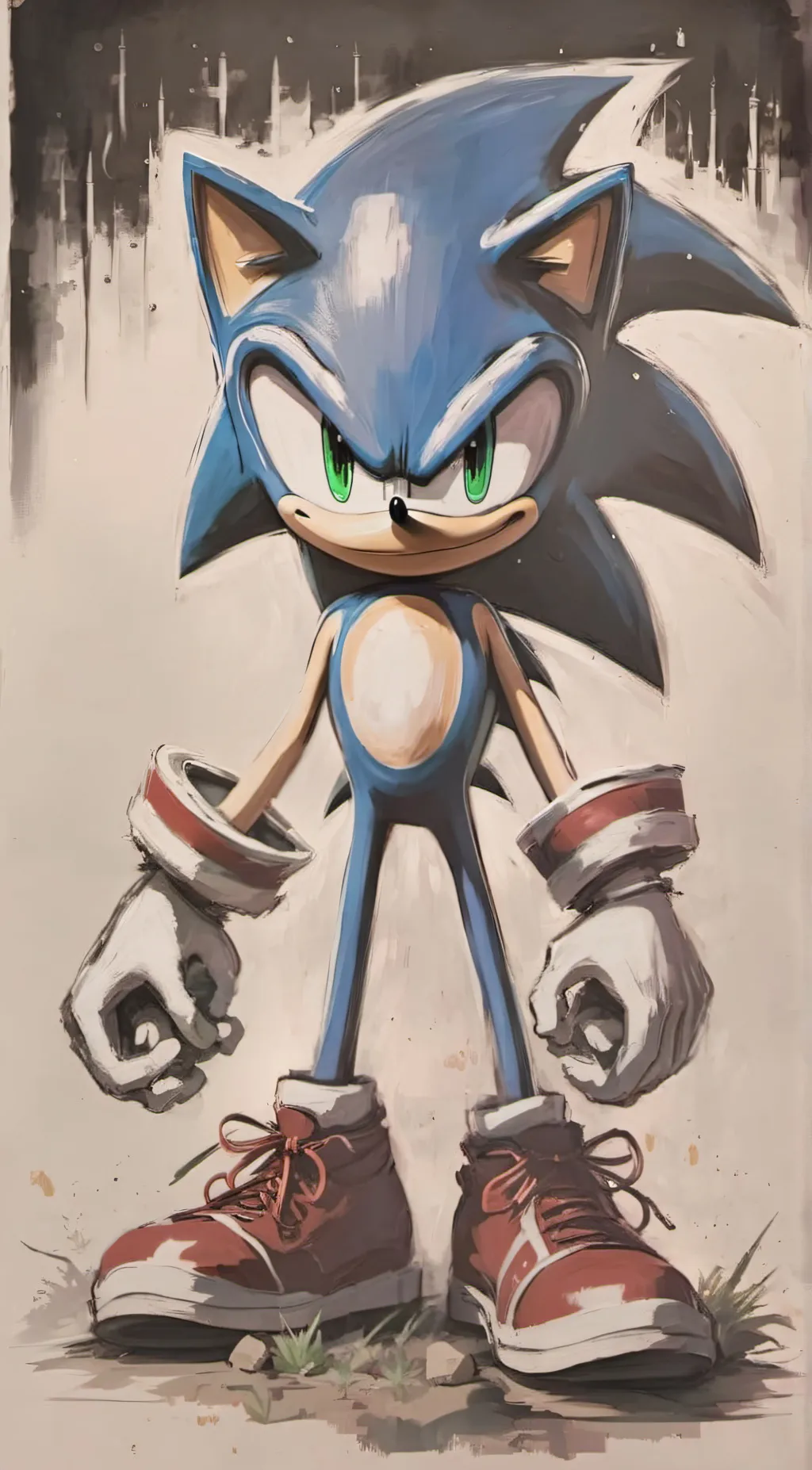 ai character: Sonic.exe background