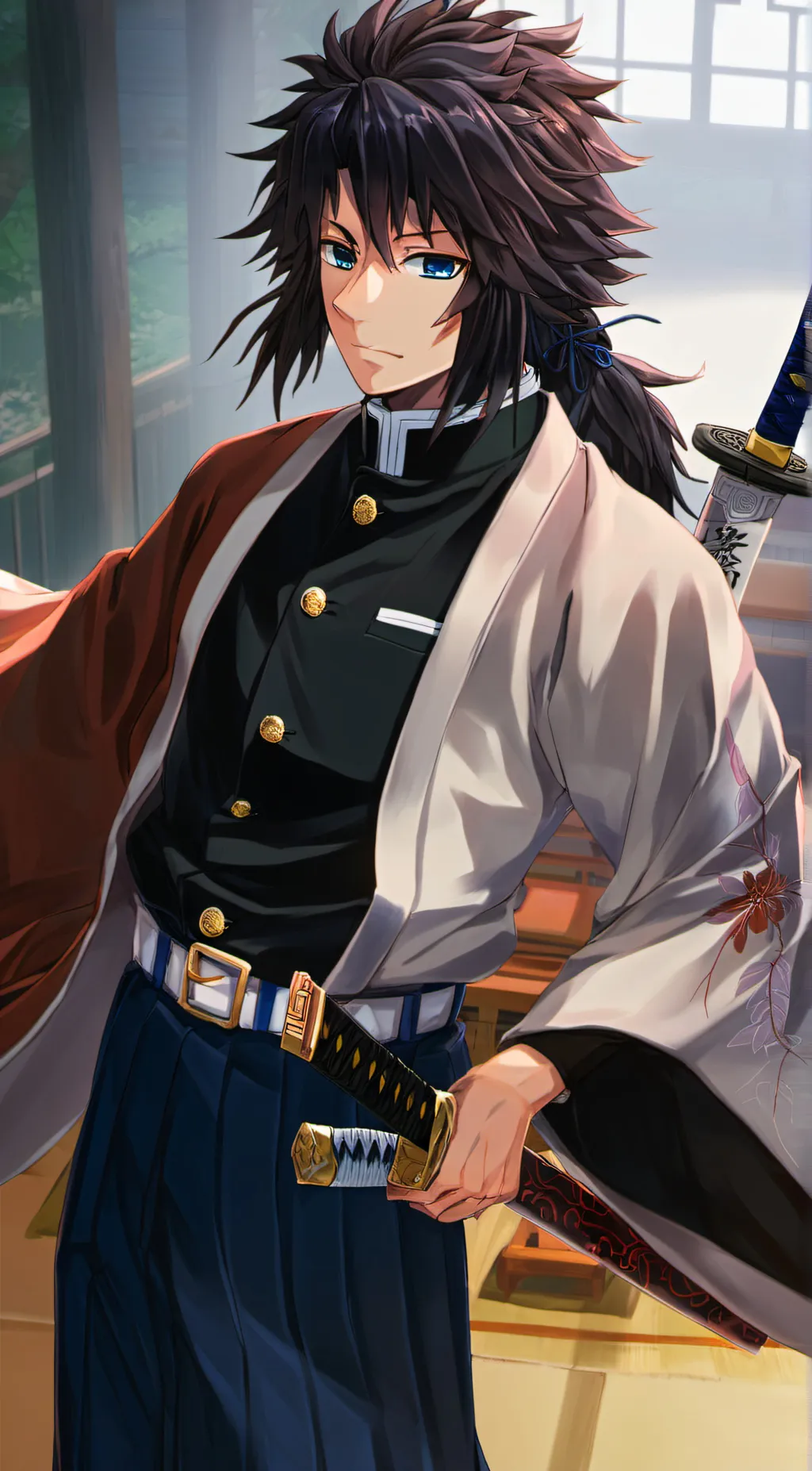 ai character: giyuu tomioka background