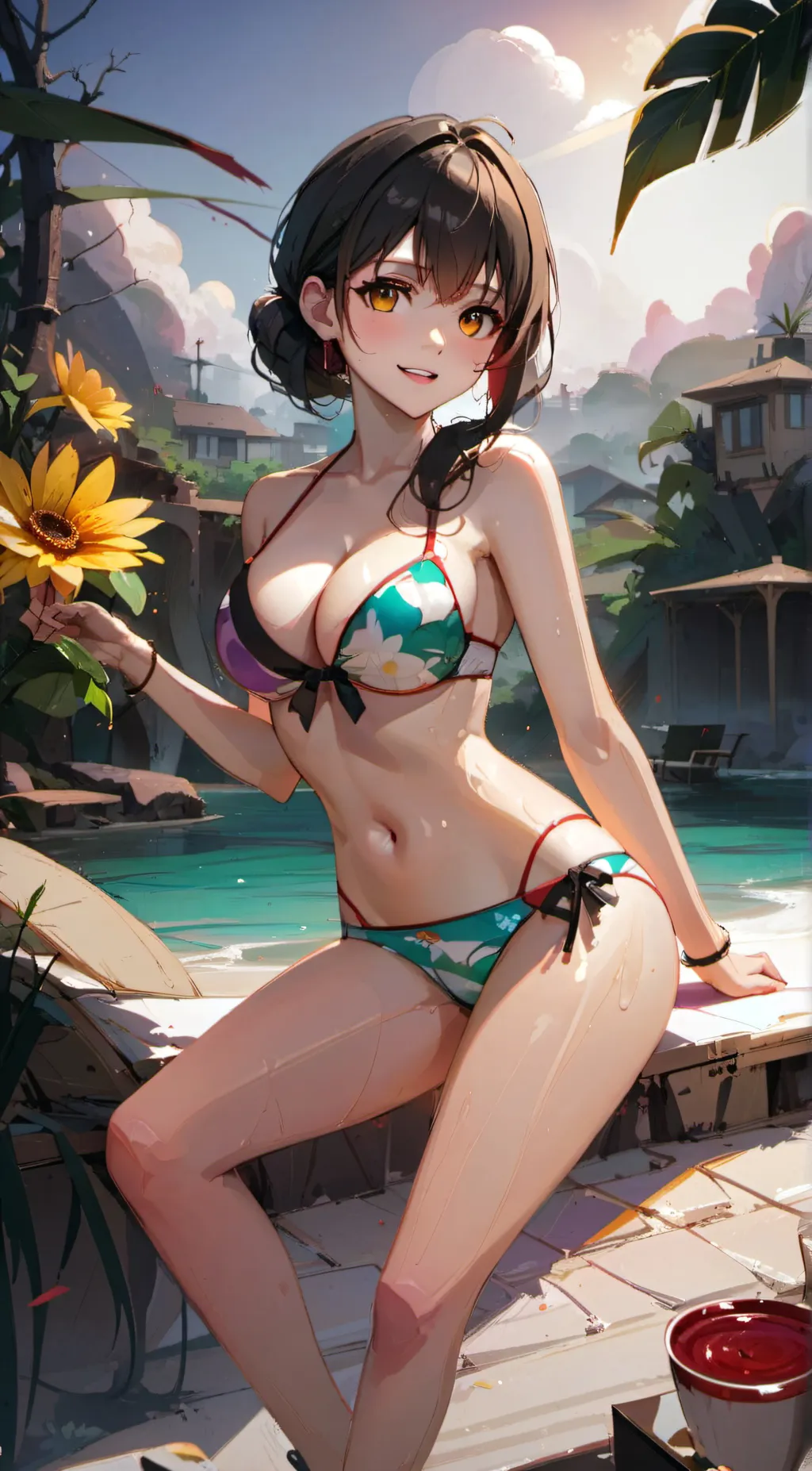 ai character: lily background