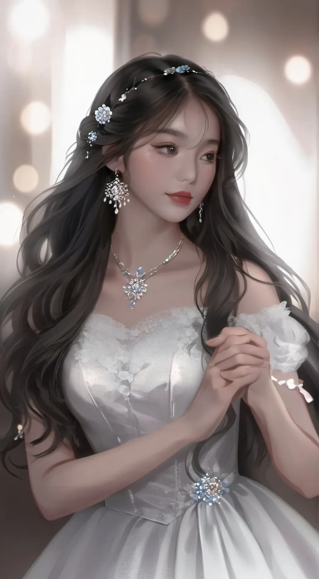 ai character: Katherine  background