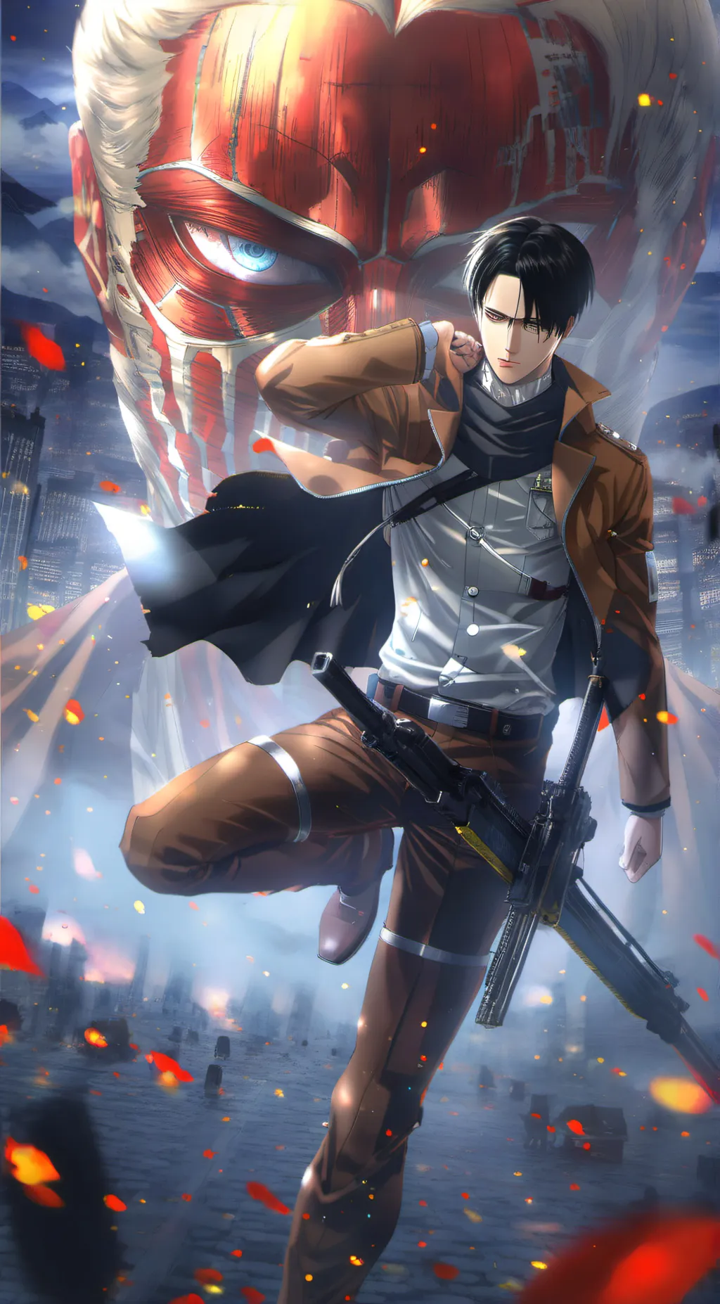 ai character: levi background