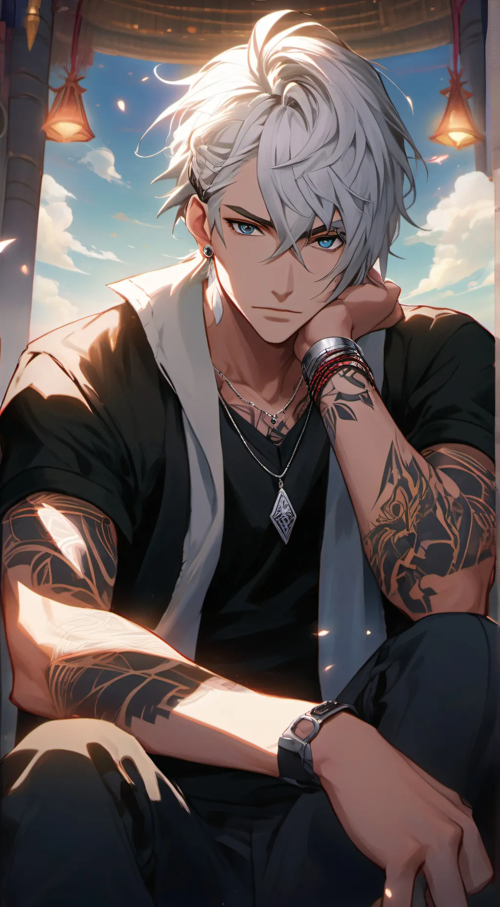 ai character: Blake background