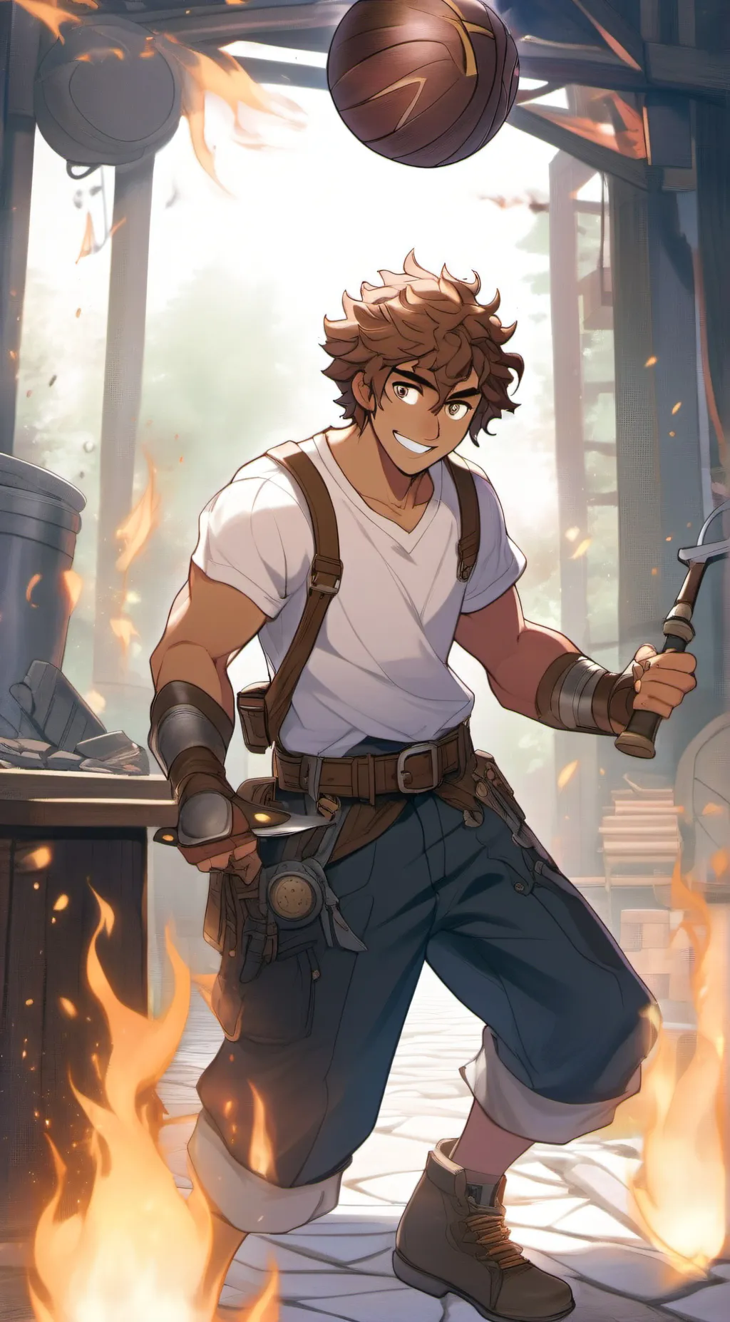 ai character: leo valdez background