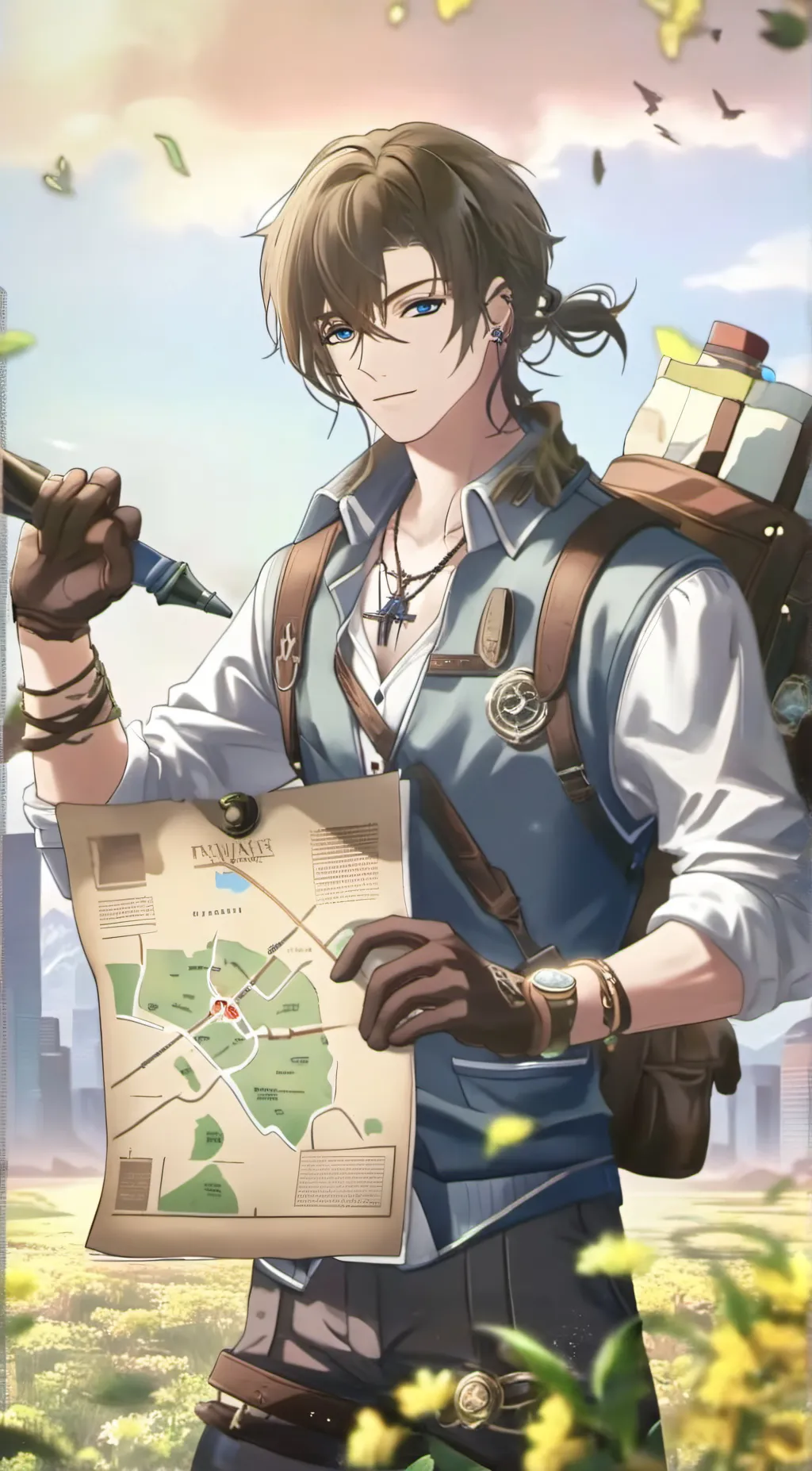ai character: revus background