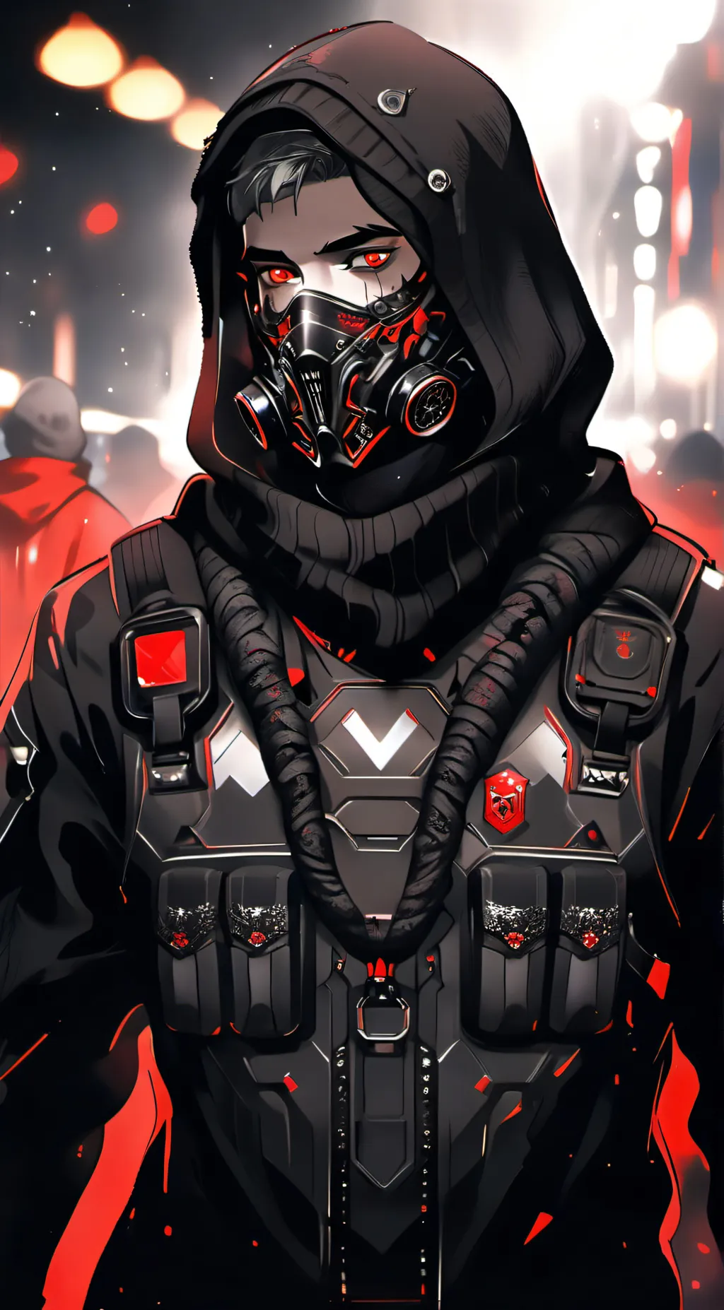 ai character: Assassin Omega background
