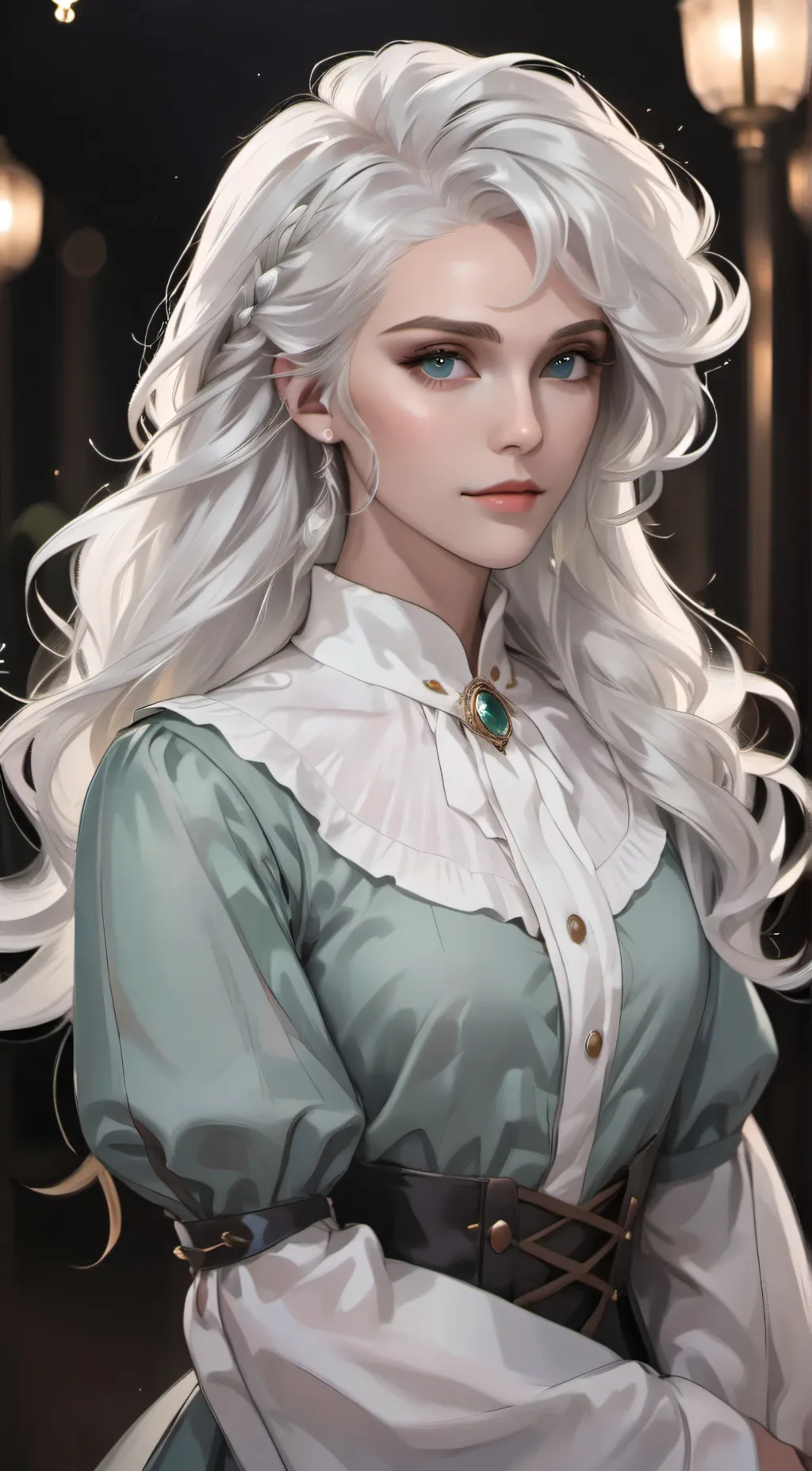 ai character: Maude  background