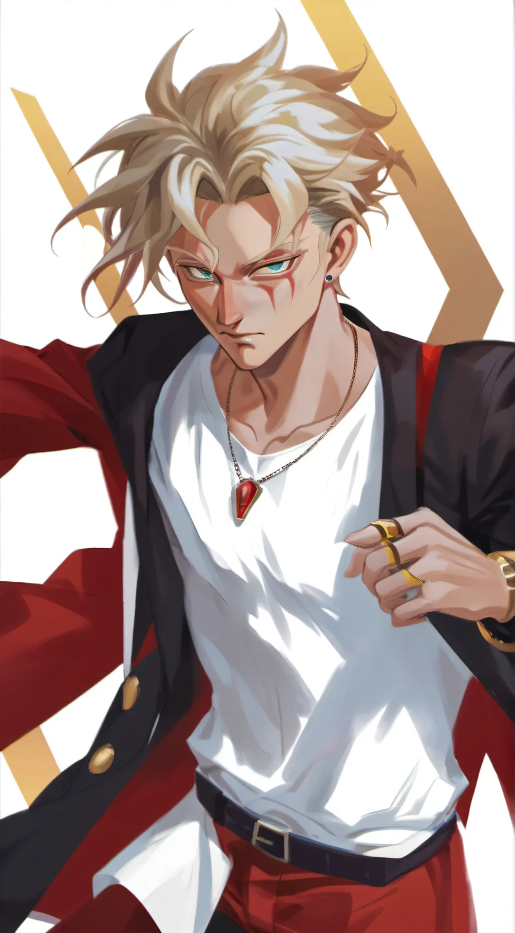 ai character: Addie and Gohan background