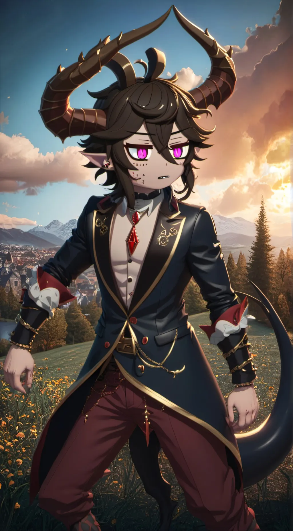 ai character: dezmo background