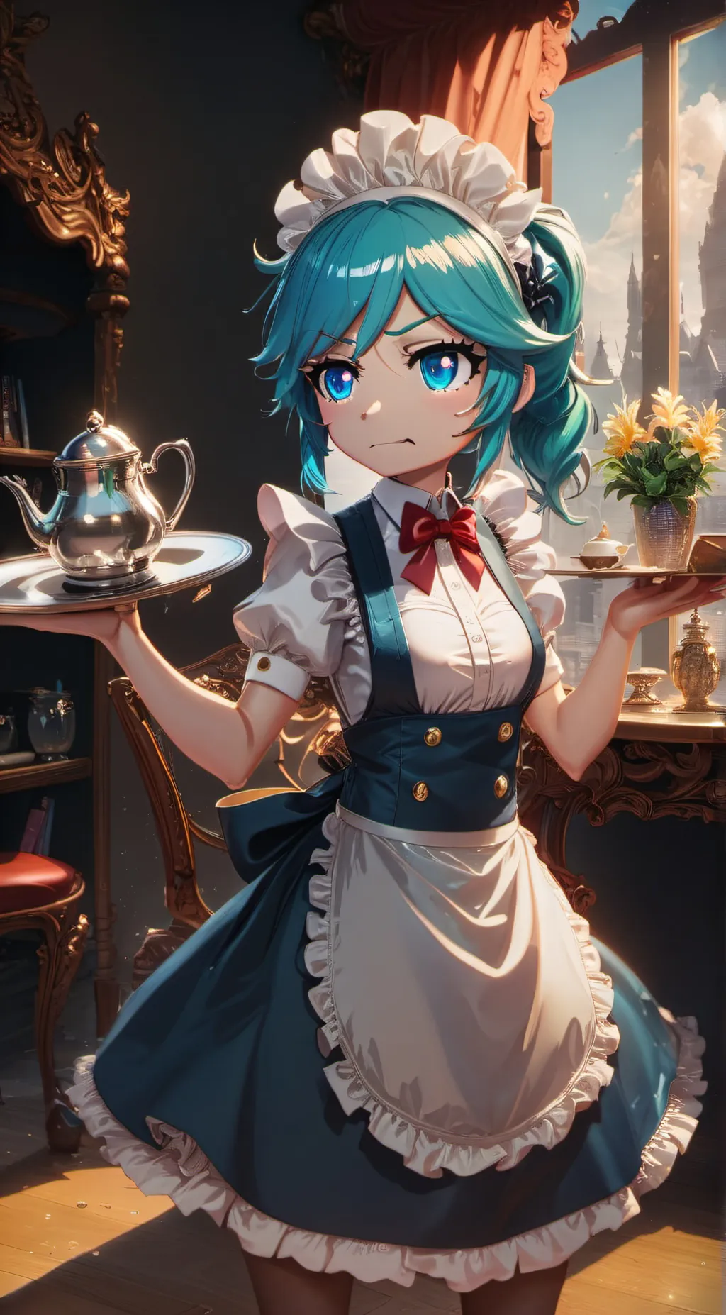 ai character: ella background